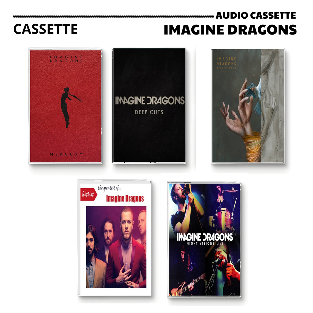 Imagine Dragons Vintage Cassette | Mercury Act 2, Greatest Hits & Night Visions Live