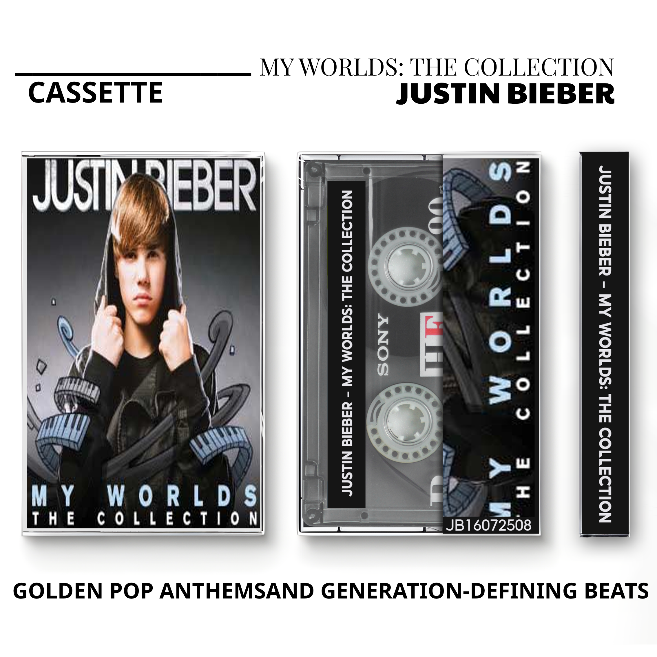 Justin Bieber Vintage Cassette | Journals, Under the Mistletoe & My Worlds Set