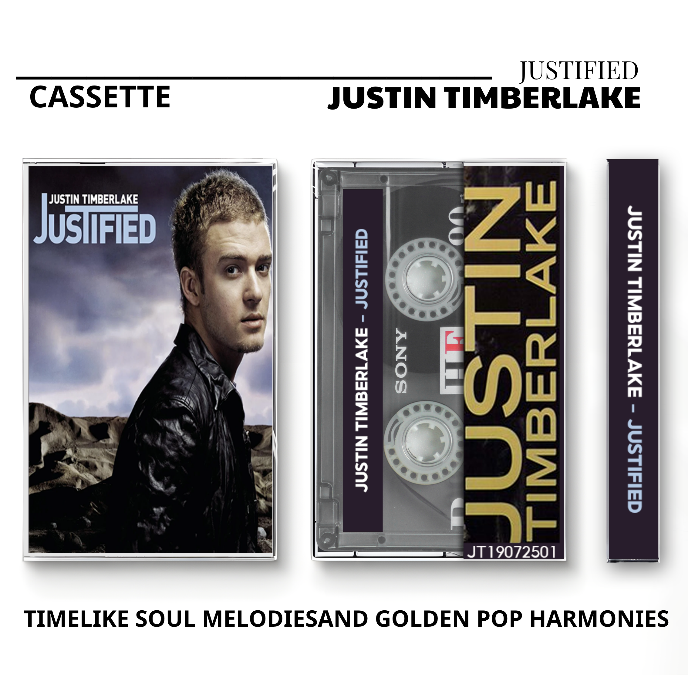 Justin Timberlake Vintage Cassette | FutureSex/LoveSounds, Justified & Man of the Woods
