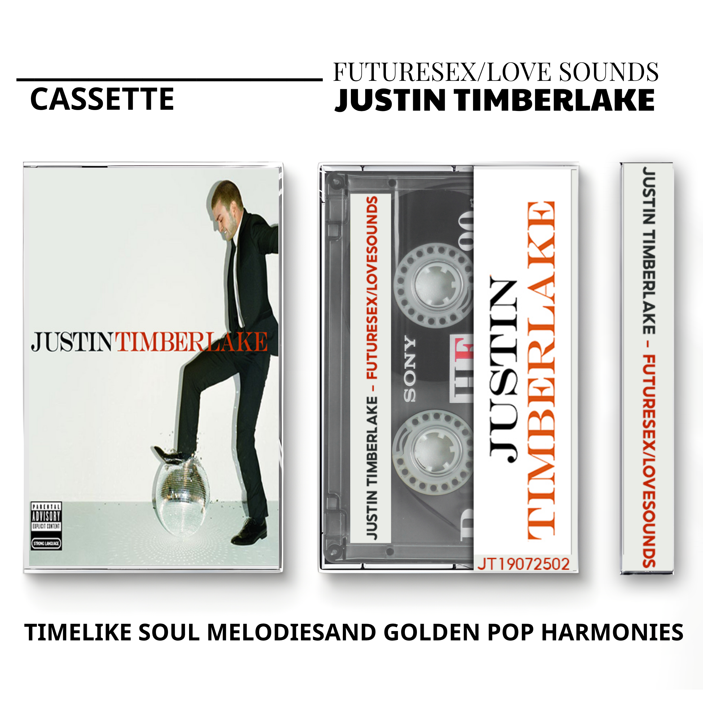 Justin Timberlake Vintage Cassette | FutureSex/LoveSounds, Justified & Man of the Woods