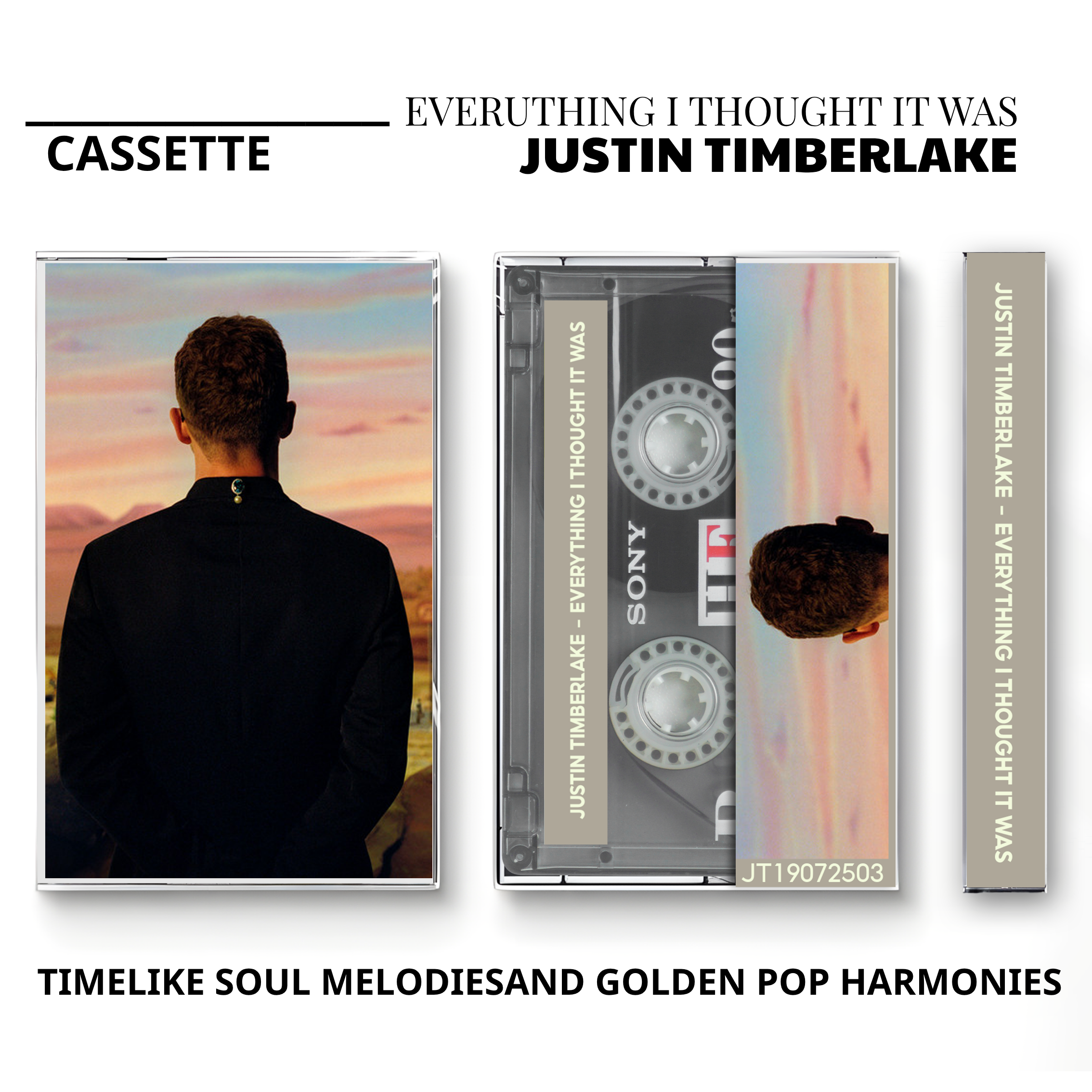 Justin Timberlake Vintage Cassette | FutureSex/LoveSounds, Justified & Man of the Woods