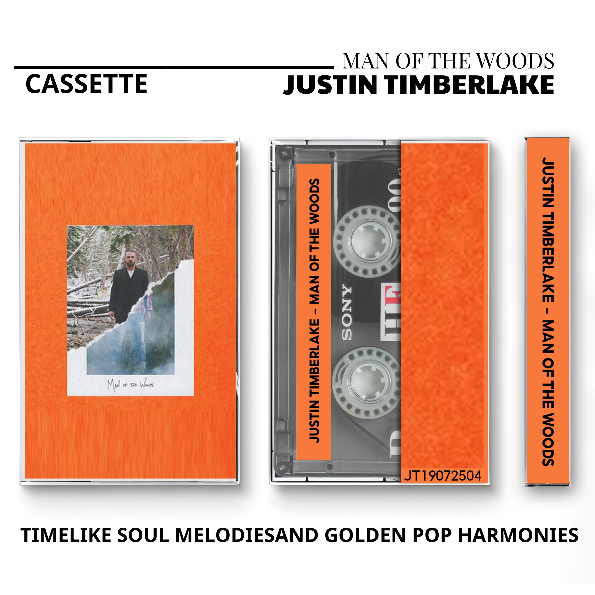 Justin Timberlake Vintage Cassette | FutureSex/LoveSounds, Justified & Man of the Woods