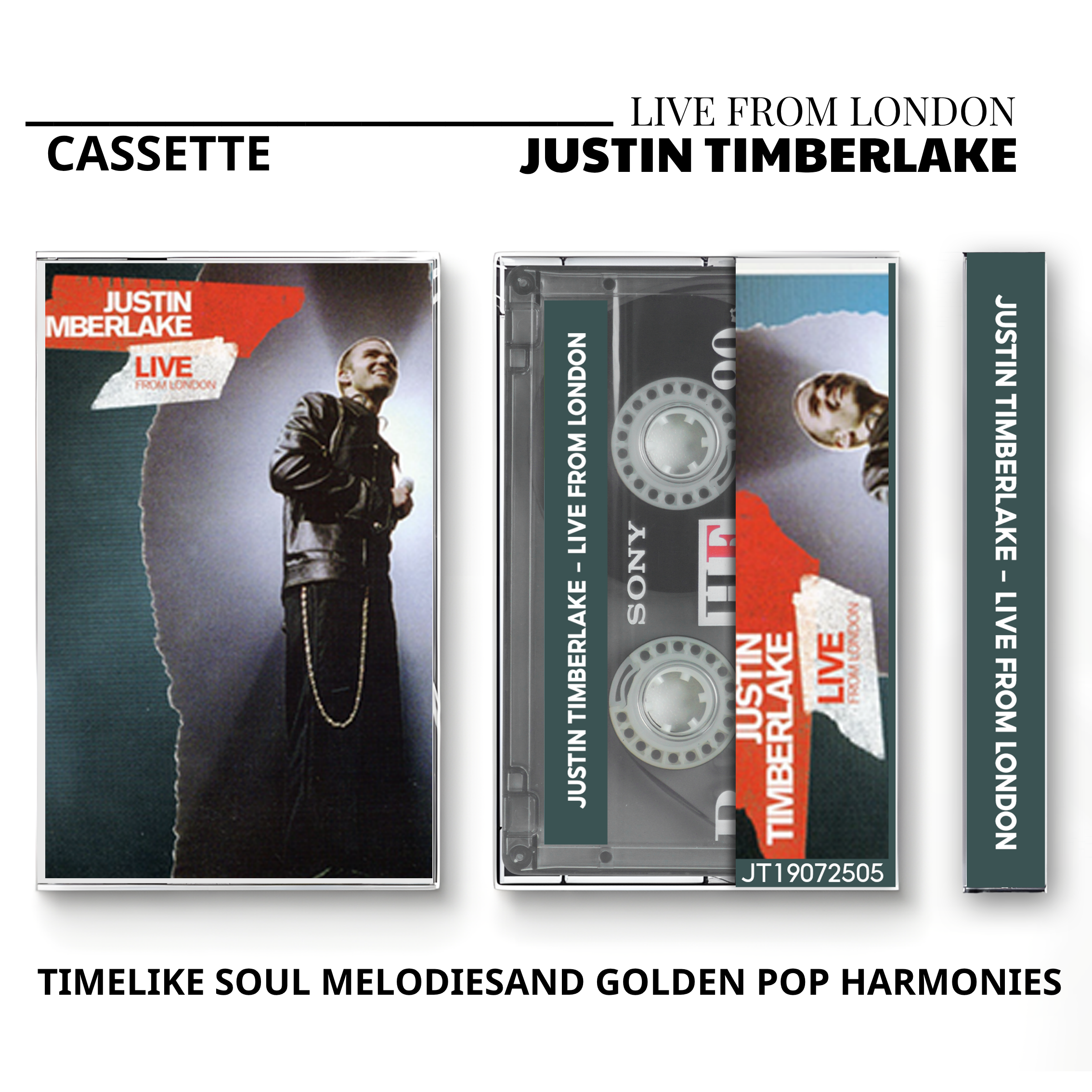 Justin Timberlake Vintage Cassette | FutureSex/LoveSounds, Justified & Man of the Woods