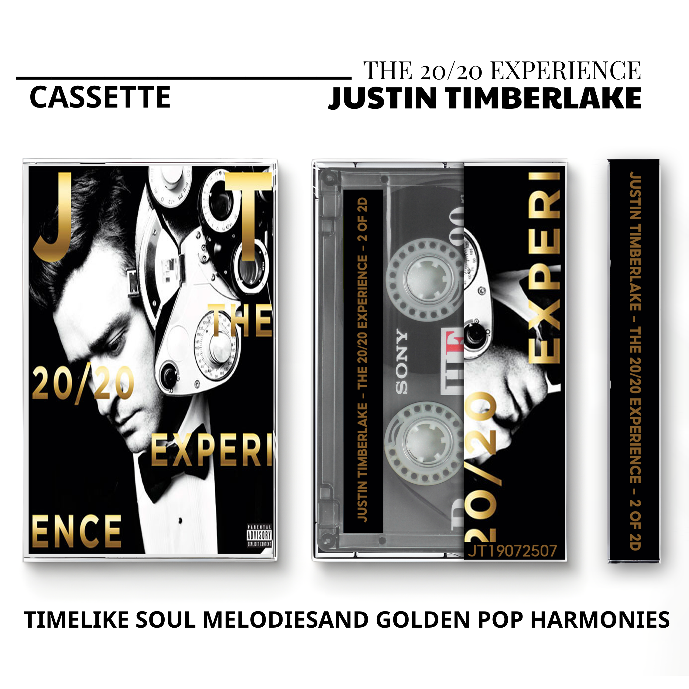 Justin Timberlake Vintage Cassette | The 20/20 Experience & Essential Mixes Set