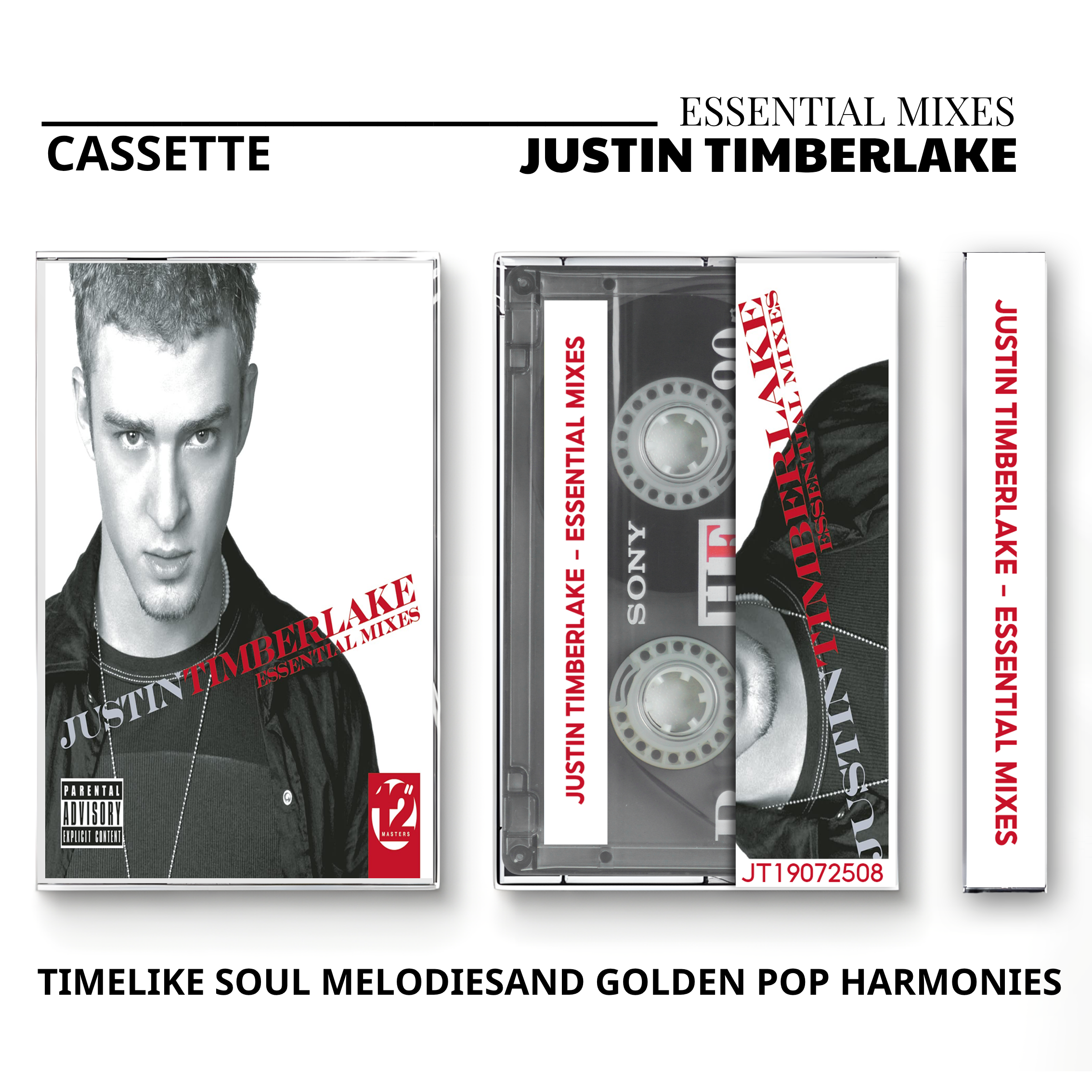 Justin Timberlake Vintage Cassette | The 20/20 Experience & Essential Mixes Set
