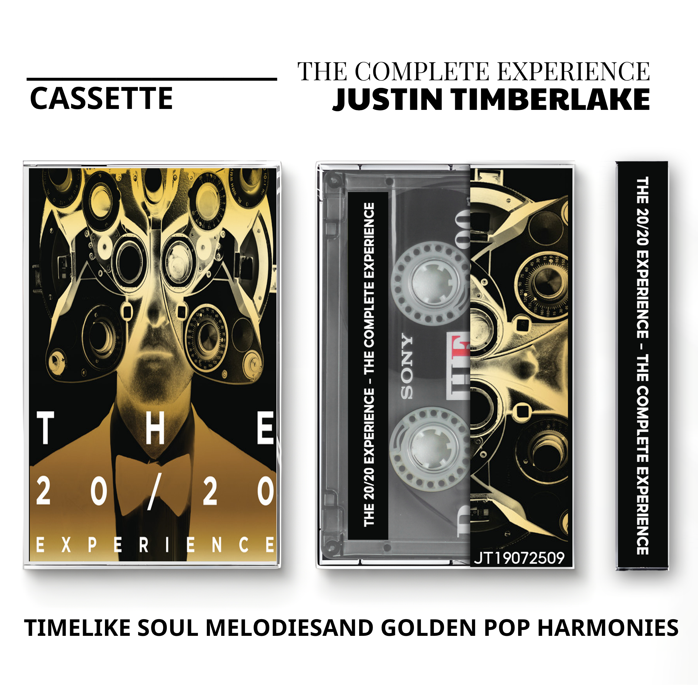 Justin Timberlake Vintage Cassette | The 20/20 Experience & Essential Mixes Set