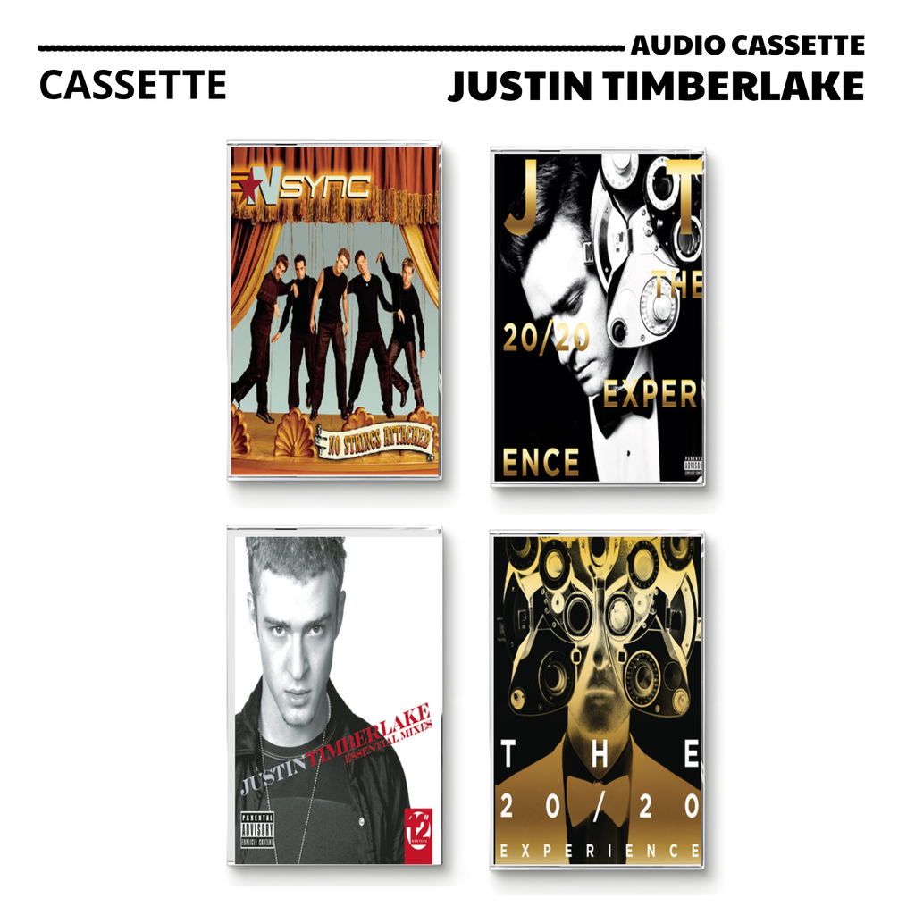 Justin Timberlake Vintage Cassette | The 20/20 Experience & Essential Mixes Set