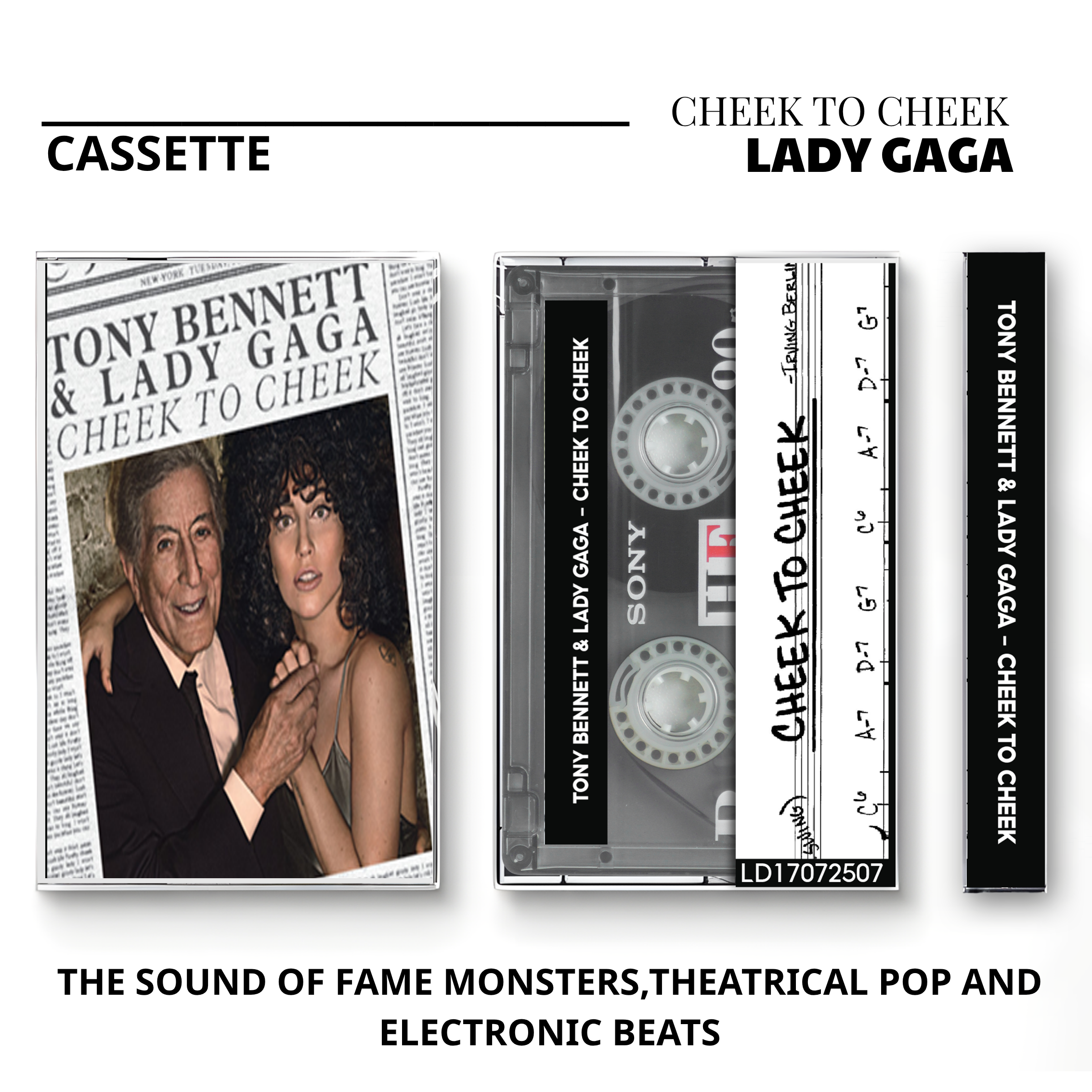 Lady Gaga Vintage Cassette | ARTPOP, Cheek to Cheek & Dawn of Chromatica Set
