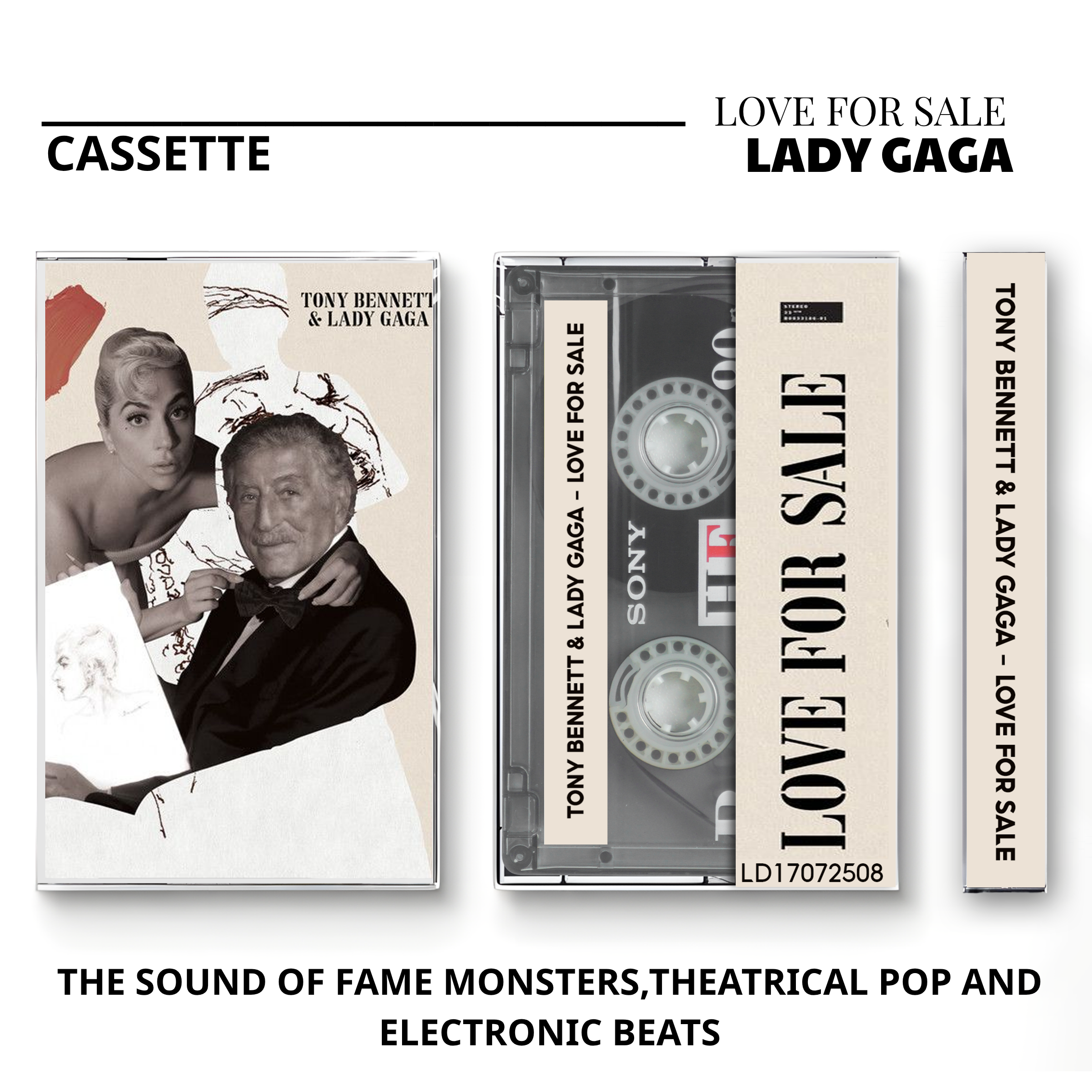 Lady Gaga Vintage Cassette | ARTPOP, Cheek to Cheek & Dawn of Chromatica Set