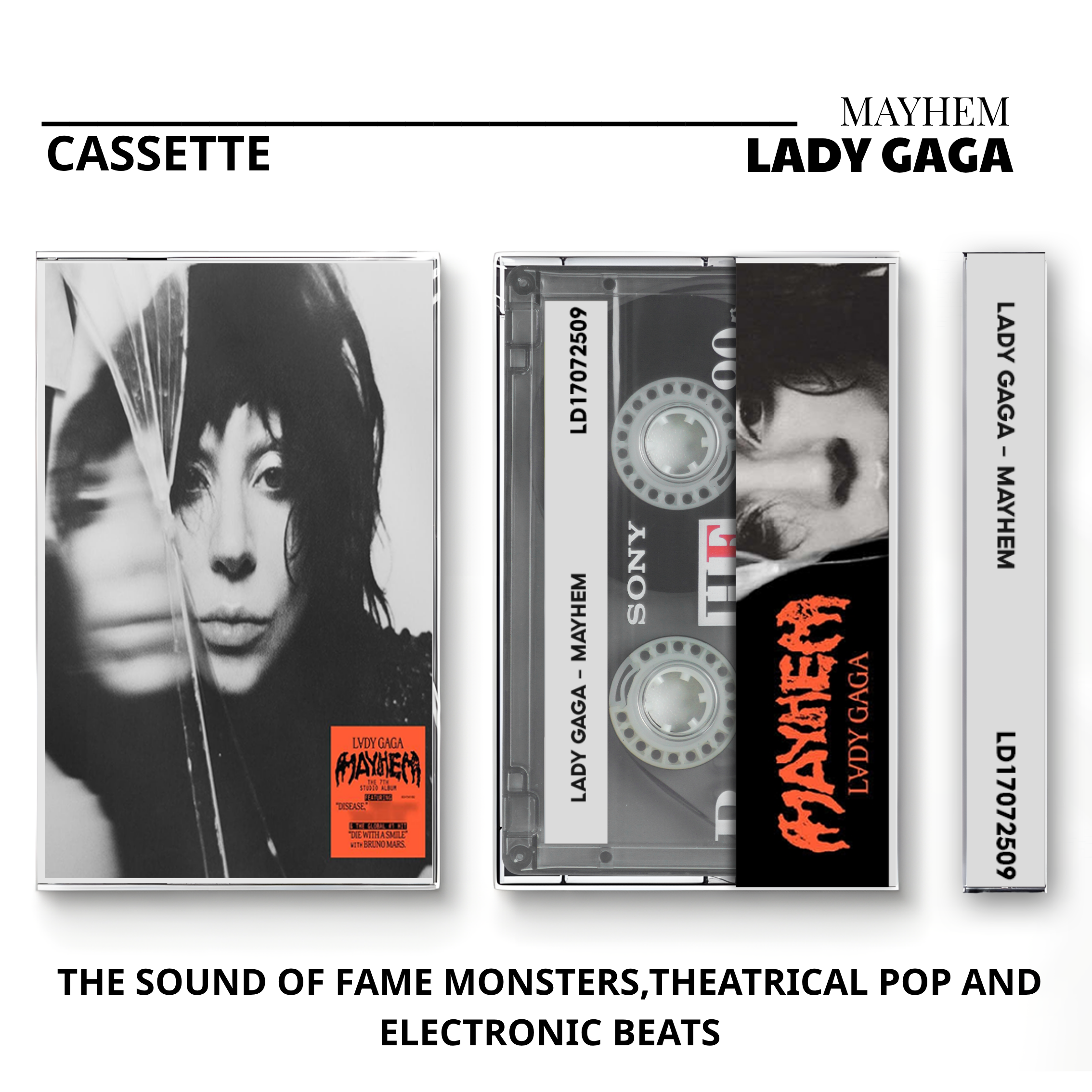 Lady Gaga Vintage Cassette | ARTPOP, Cheek to Cheek & Dawn of Chromatica Set
