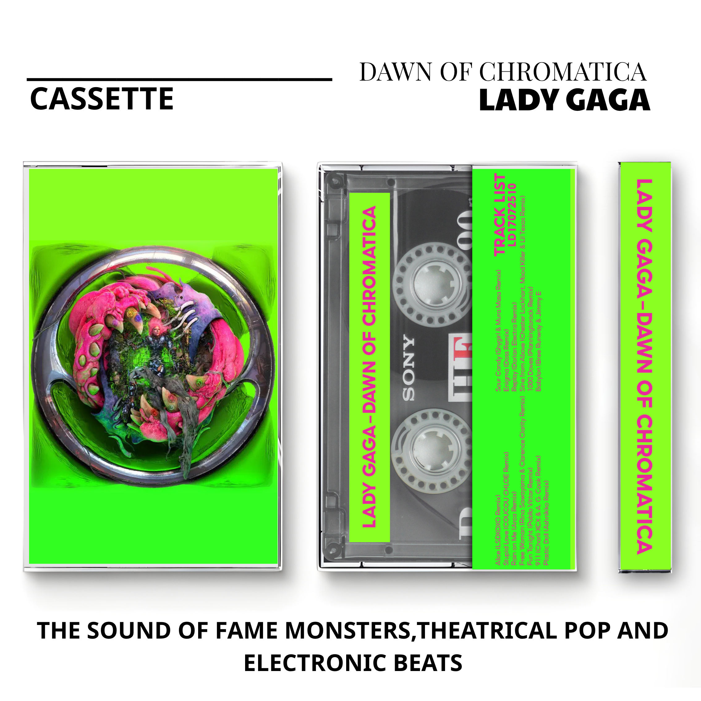 Lady Gaga Vintage Cassette | ARTPOP, Cheek to Cheek & Dawn of Chromatica Set
