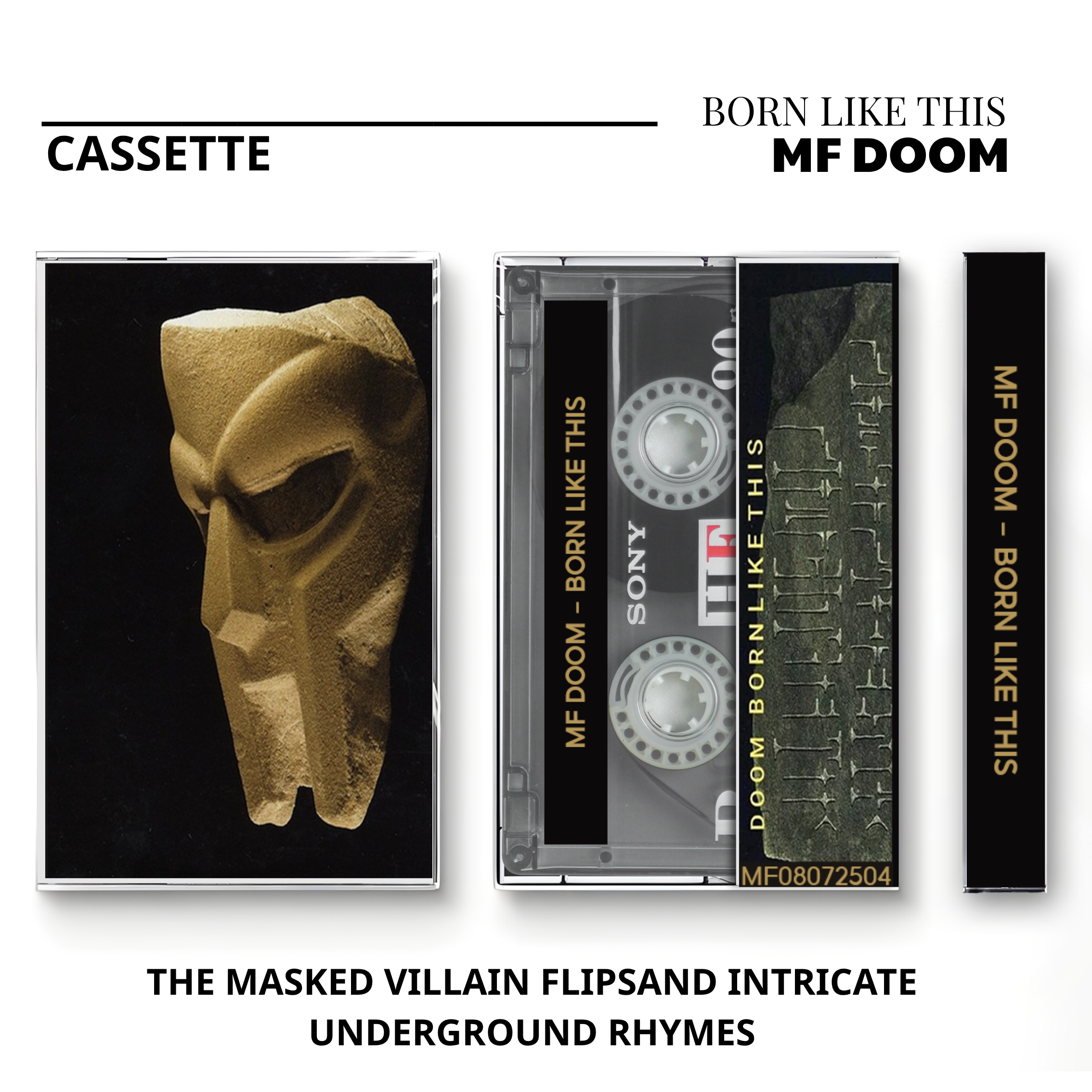 MF DOOM Vintage Cassette | Madvillainy, MM..FOOD & Operation Doomsday