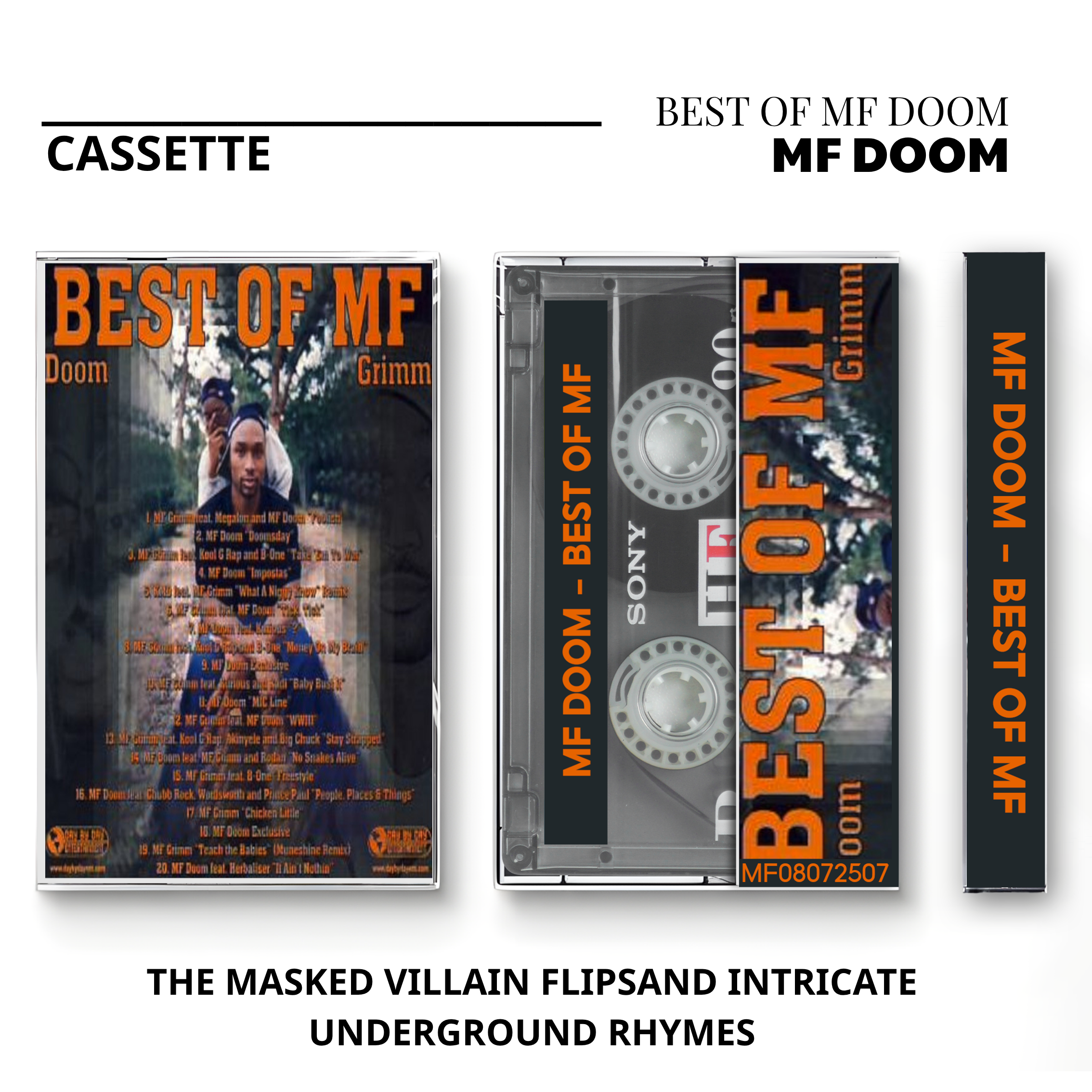 MF DOOM Vintage Cassette | Venomous Villain, Live From Planet X & Unreleased