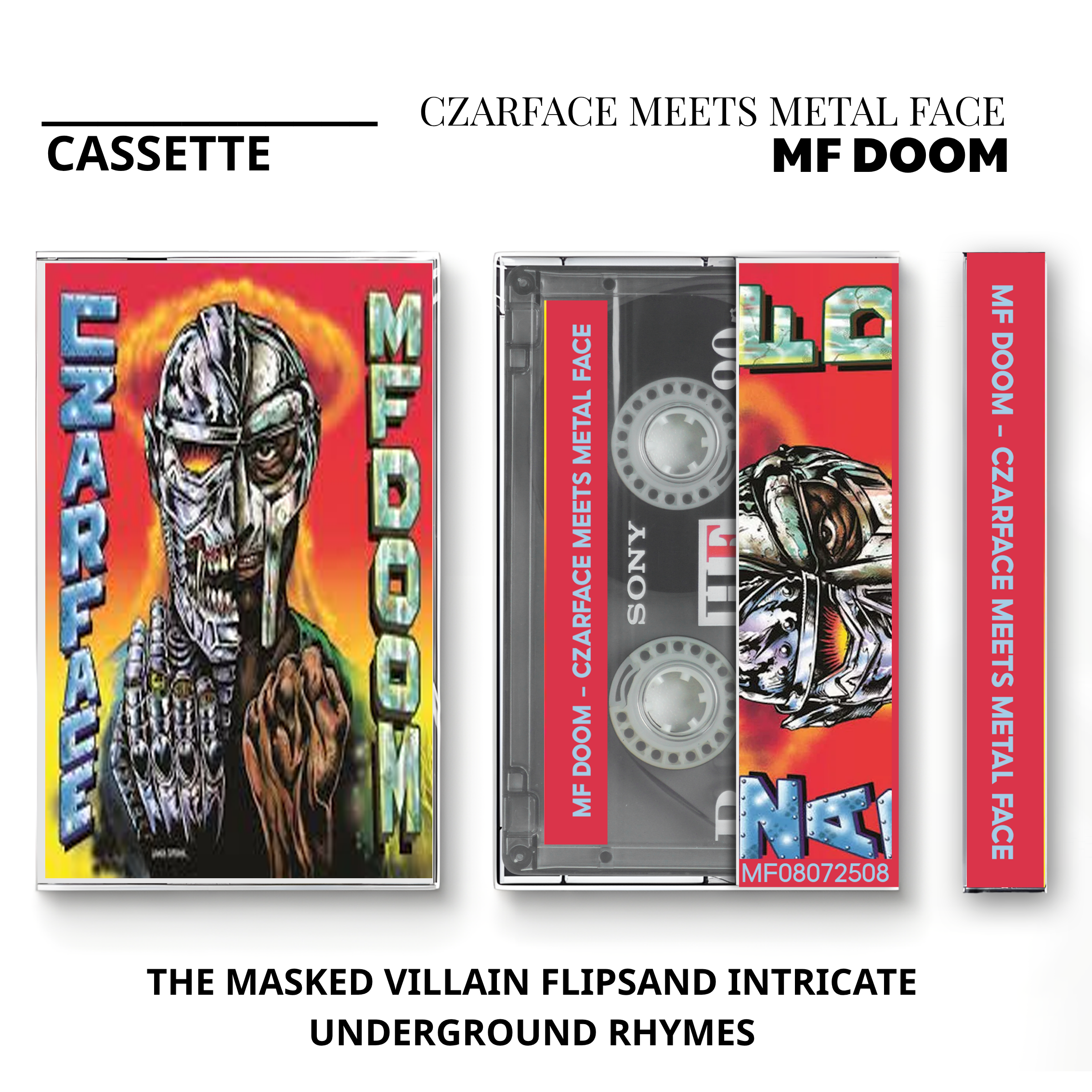 MF DOOM Vintage Cassette | Venomous Villain, Live From Planet X & Unreleased