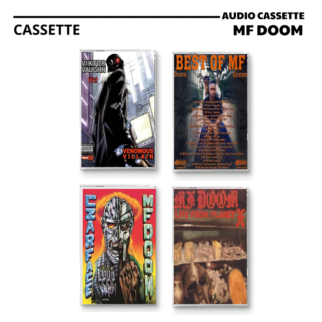 MF DOOM Vintage Cassette | Venomous Villain, Live From Planet X & Unreleased