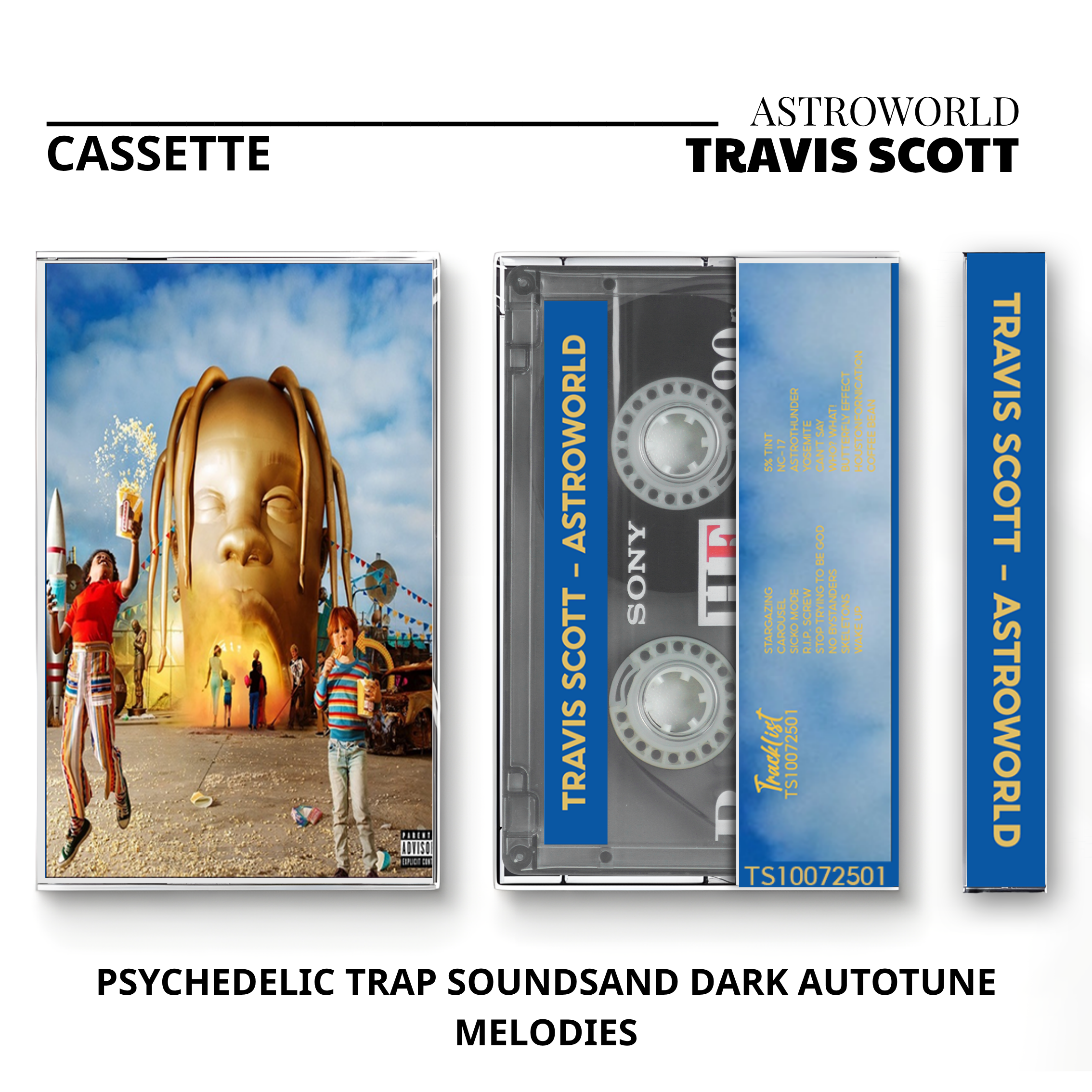 Travis Scott Vintage Cassette | ASTROWORLD, UTOPIA, Rodeo & Days Before Rodeo