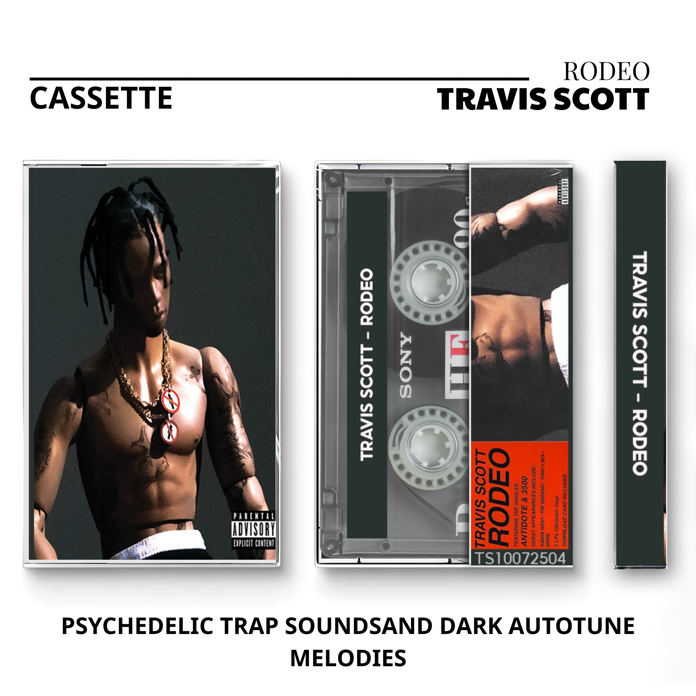 Travis Scott Vintage Cassette | ASTROWORLD, UTOPIA, Rodeo & Days Before Rodeo