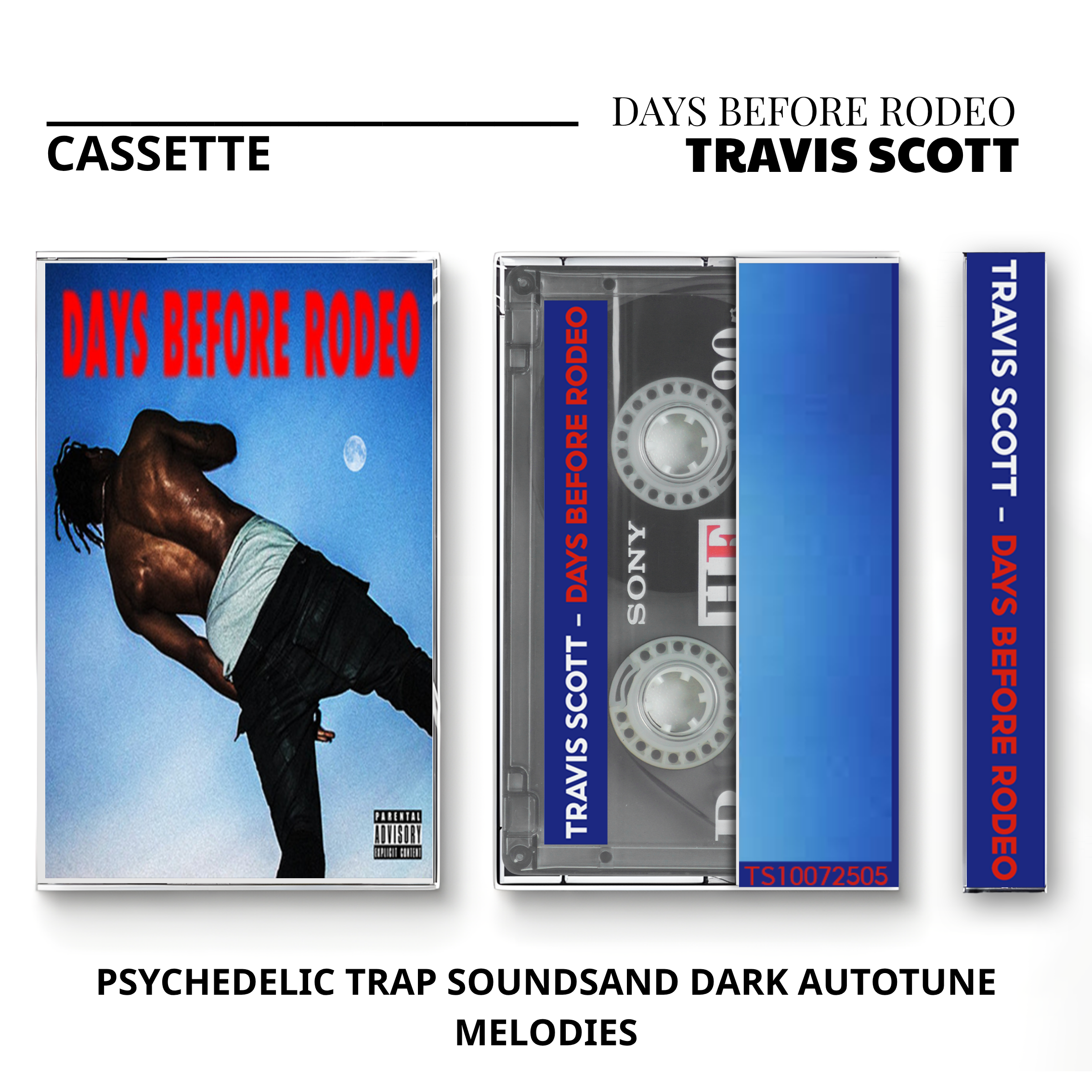 Travis Scott Vintage Cassette | ASTROWORLD, UTOPIA, Rodeo & Days Before Rodeo