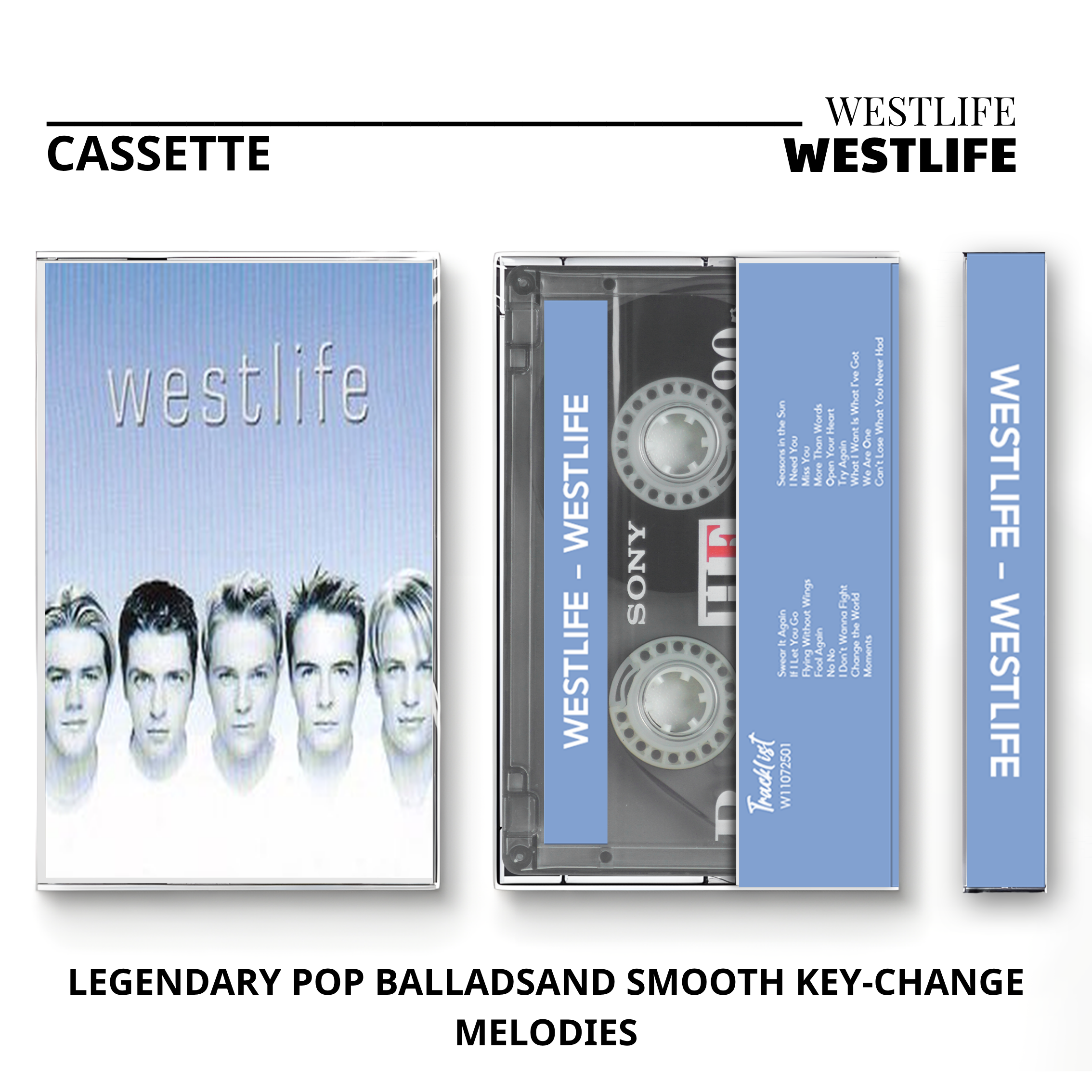 Westlife Vintage Cassette | Coast to Coast, World of Our Own & Face to Face Set