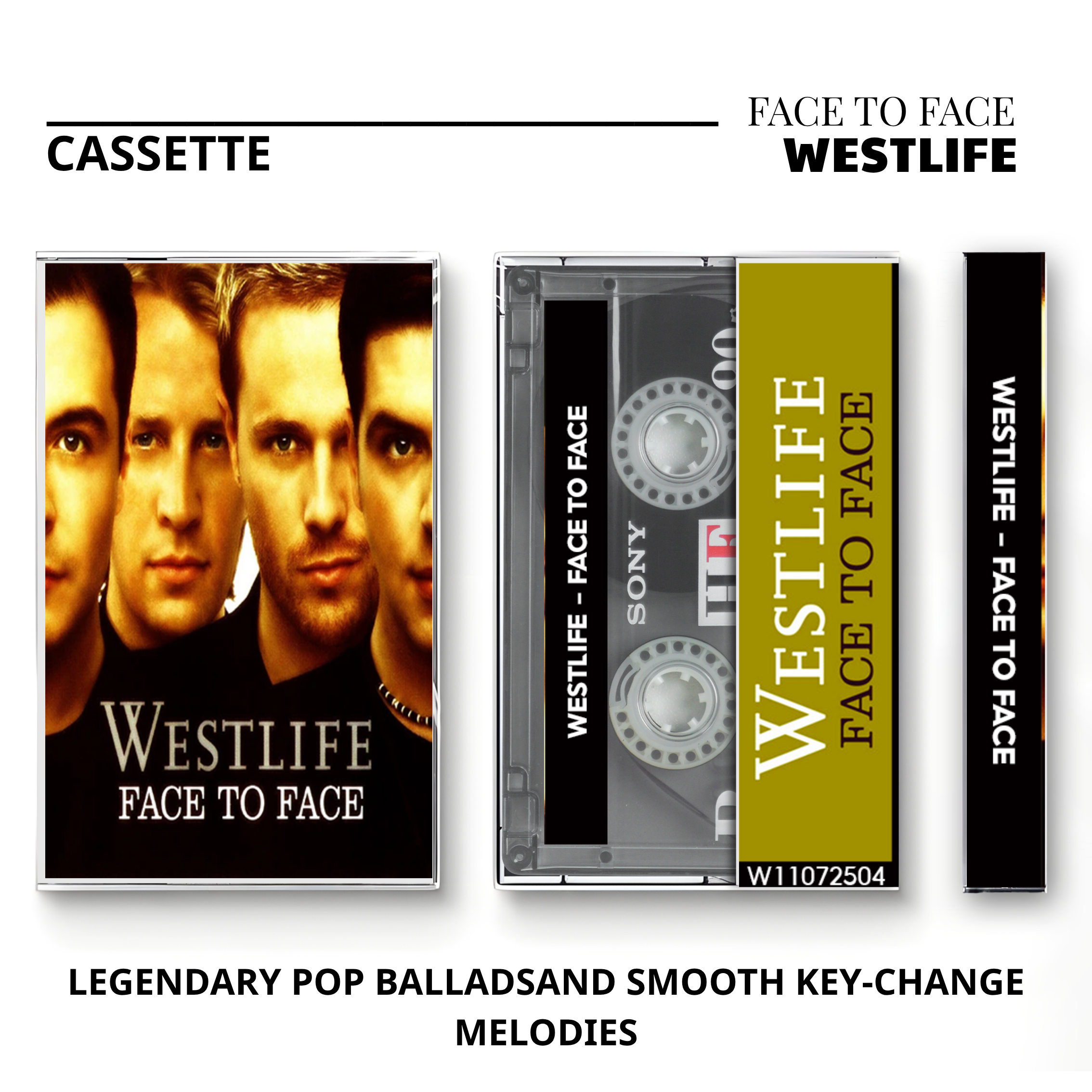 Westlife Vintage Cassette | Coast to Coast, World of Our Own & Face to Face Set