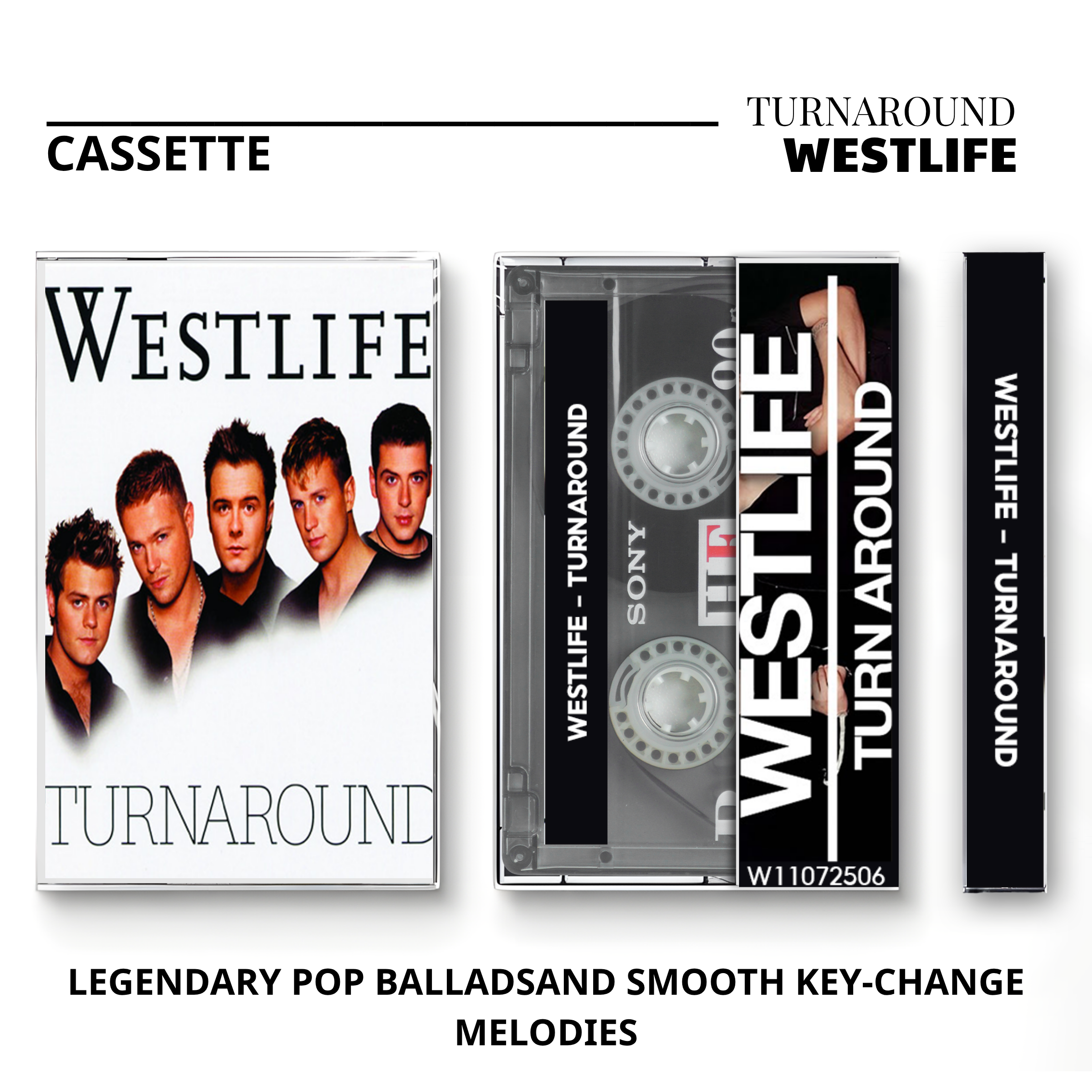 Westlife Vintage Cassette | Turnaround, The Love Album & Spectrum Set