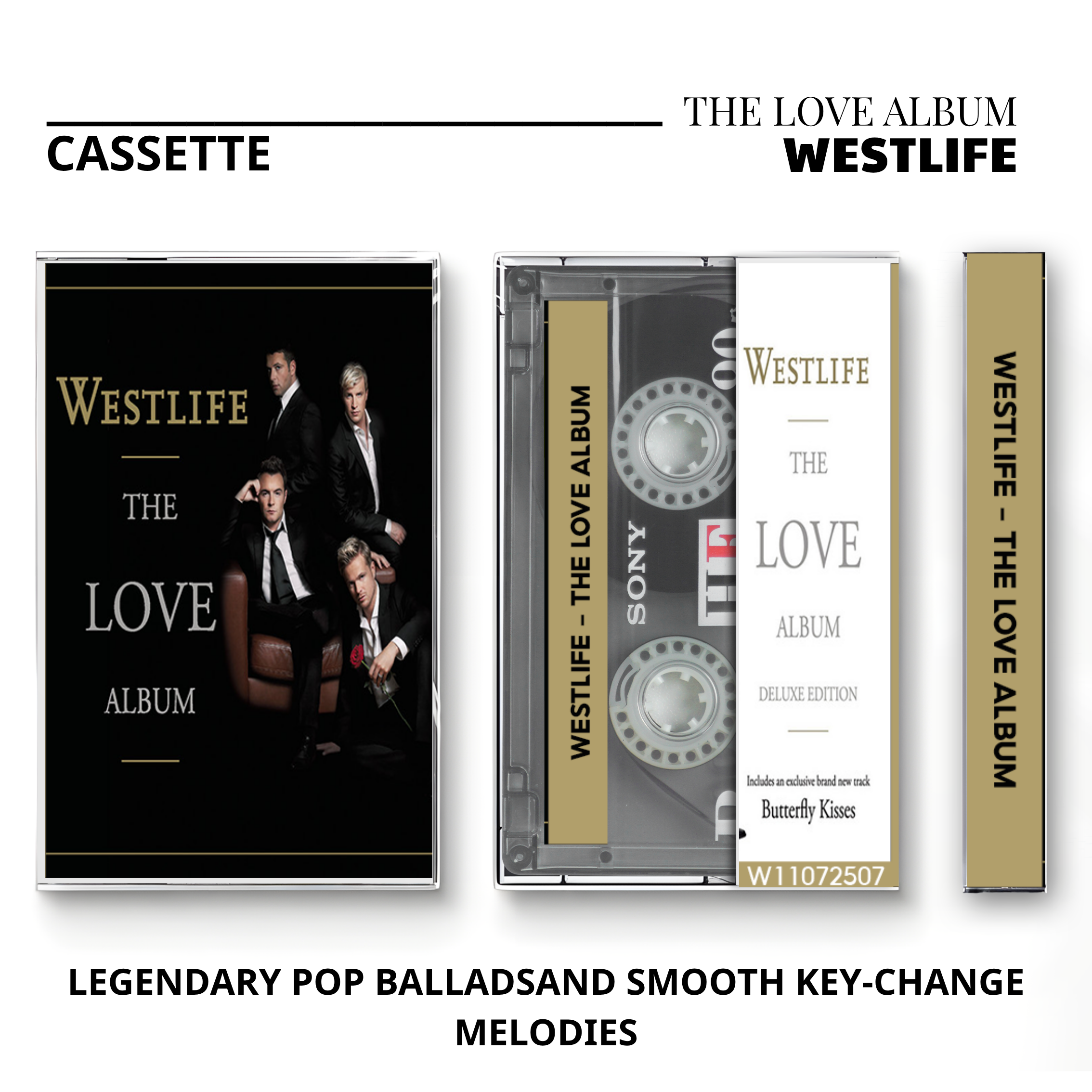 Westlife Vintage Cassette | Turnaround, The Love Album & Spectrum Set