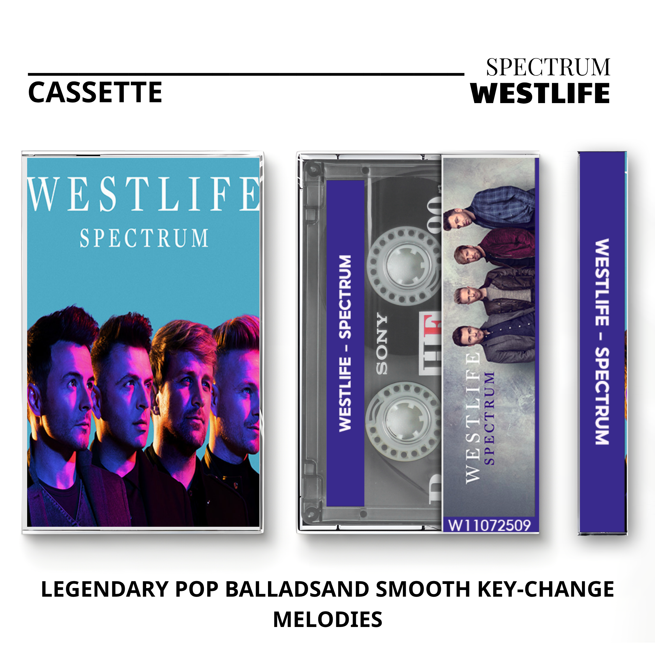 Westlife Vintage Cassette | Turnaround, The Love Album & Spectrum Set