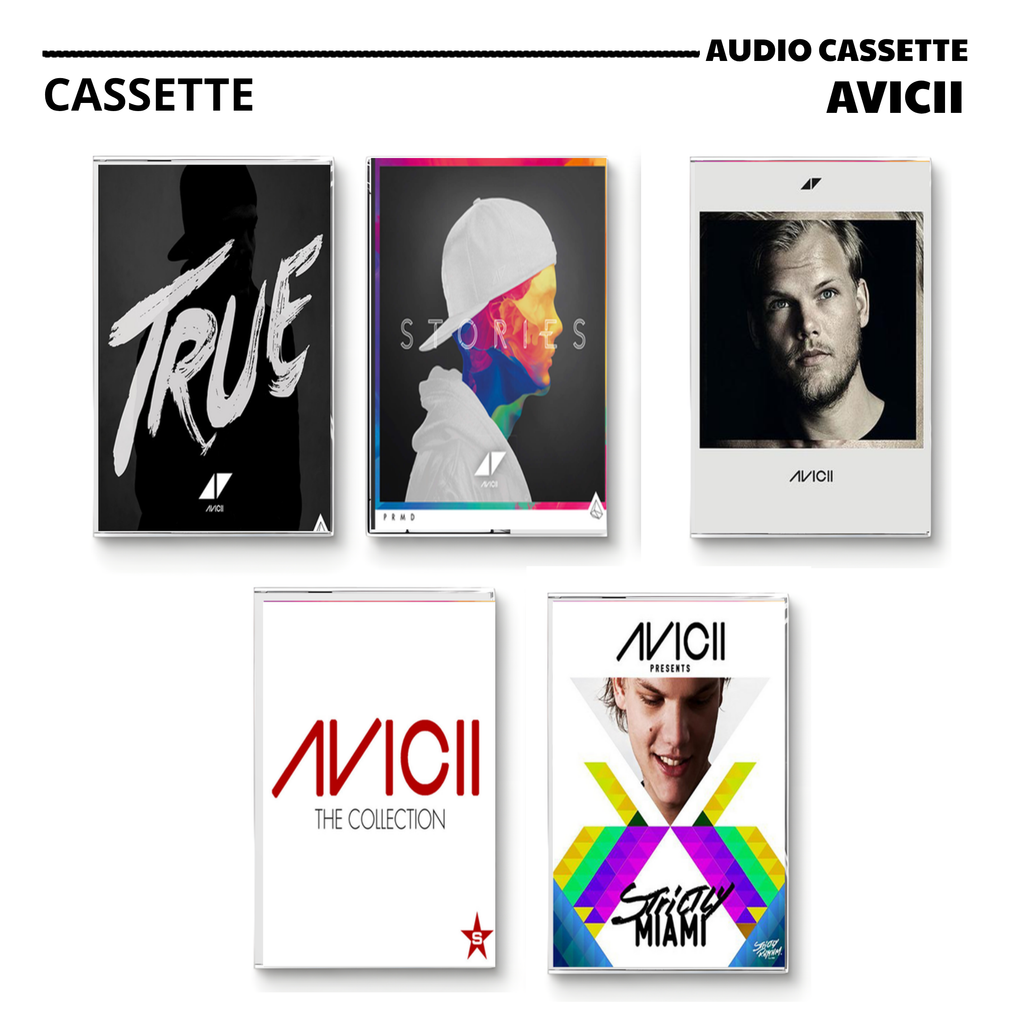 Avicii Vintage Cassette | True, Stories, TIM & The Collection Set