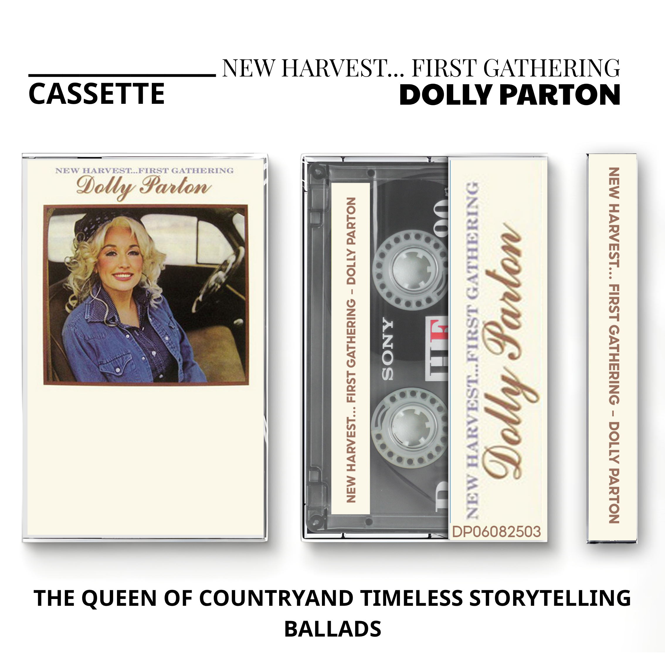 Dolly Parton Vintage Cassette | Greatest Hits, Straight Talk & The Great Pretender