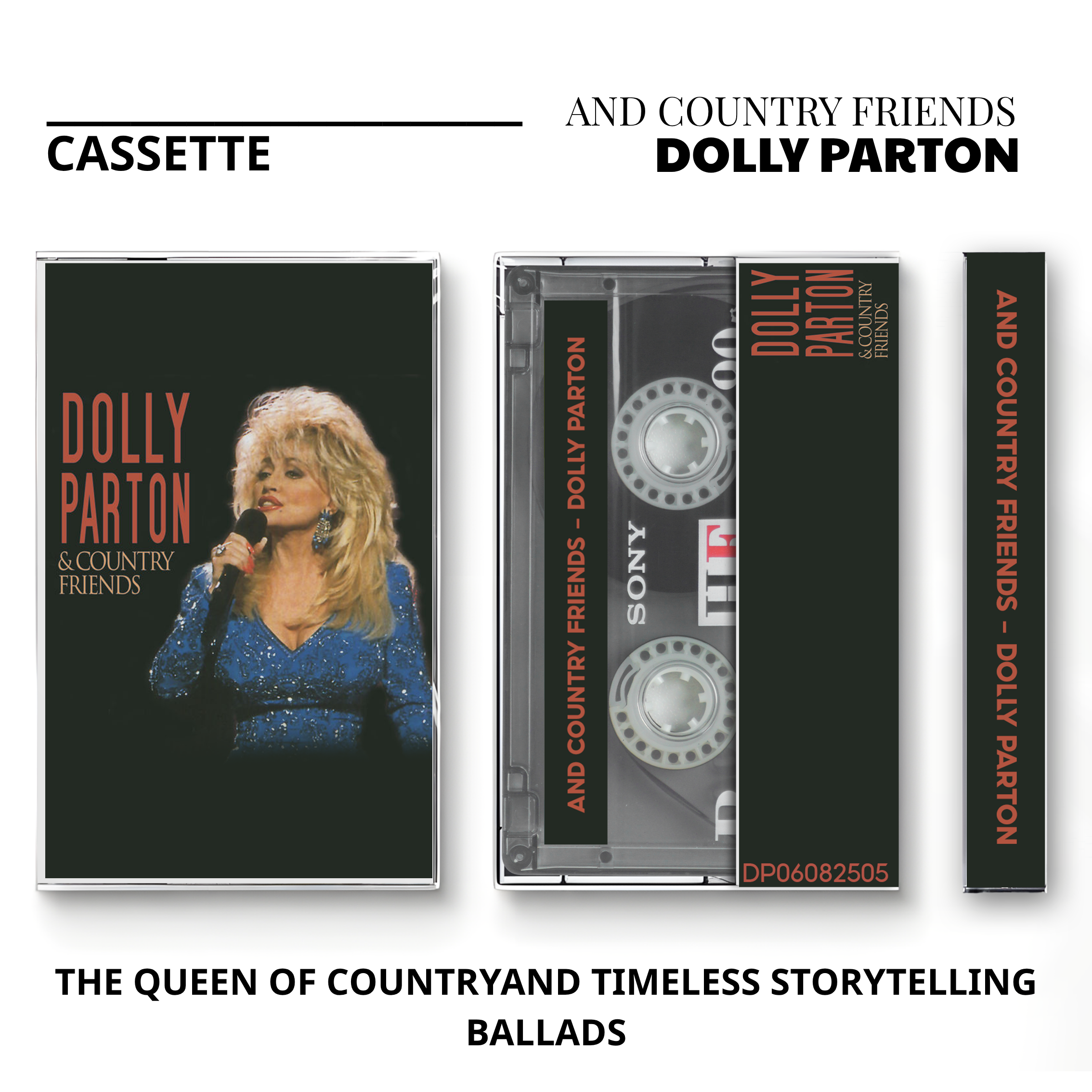 Dolly Parton Vintage Cassette | Greatest Hits, Straight Talk & The Great Pretender