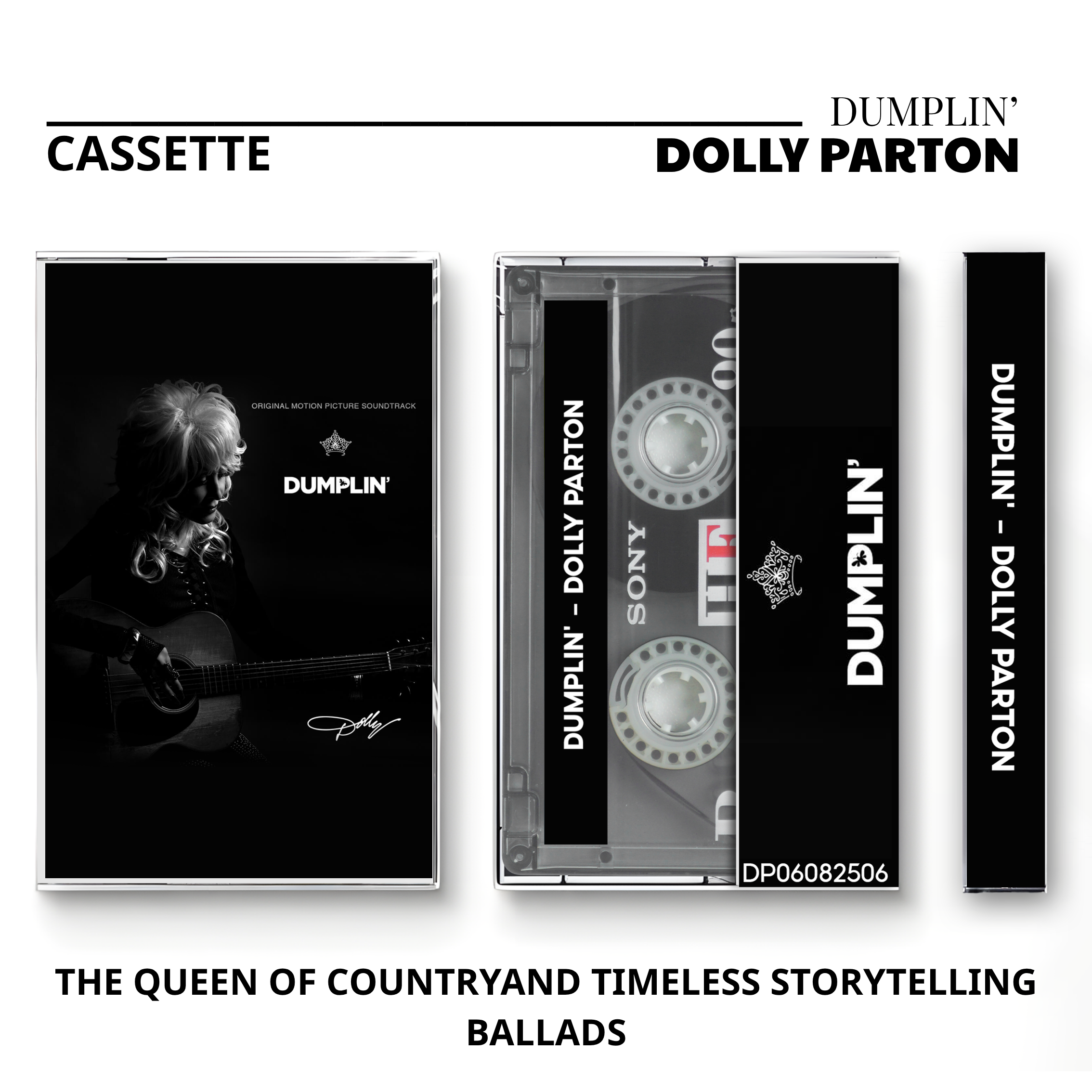 Dolly Parton Vintage Cassette | Rockstar, Dumplin' Soundtrack & Little Sparrow