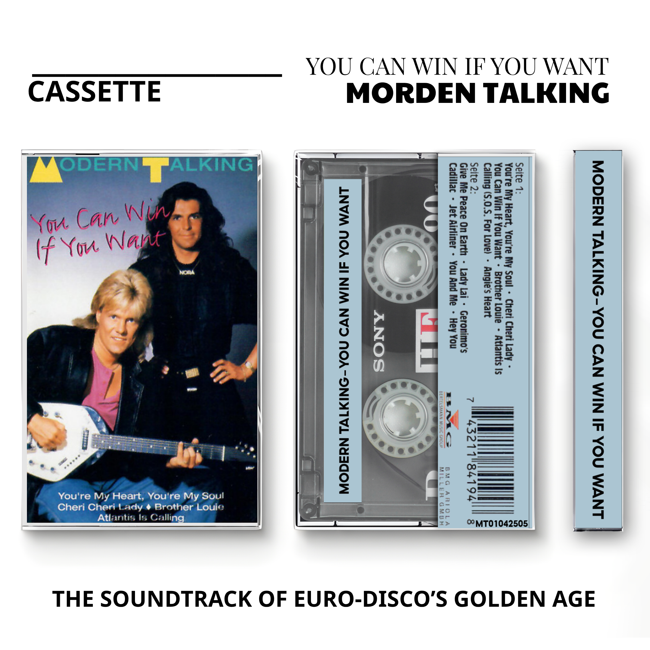 Modern Talking Vintage Cassette Tapes | Euro-Disco Greatest Hits Set