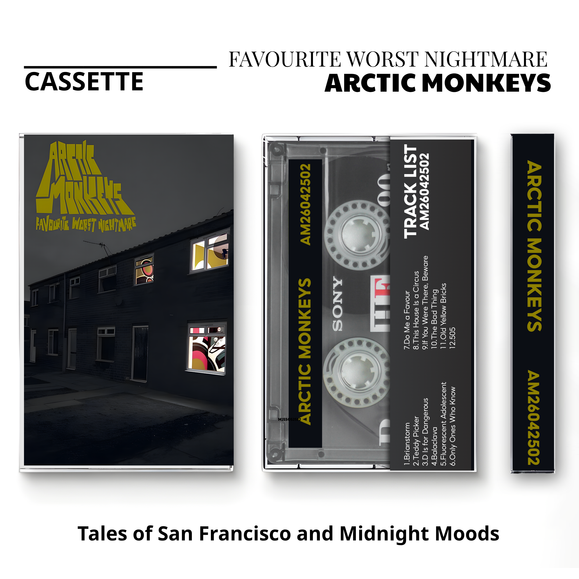 Arctic Monkeys Retro Cassette Tapes | Iconic Indie Rock Album Set