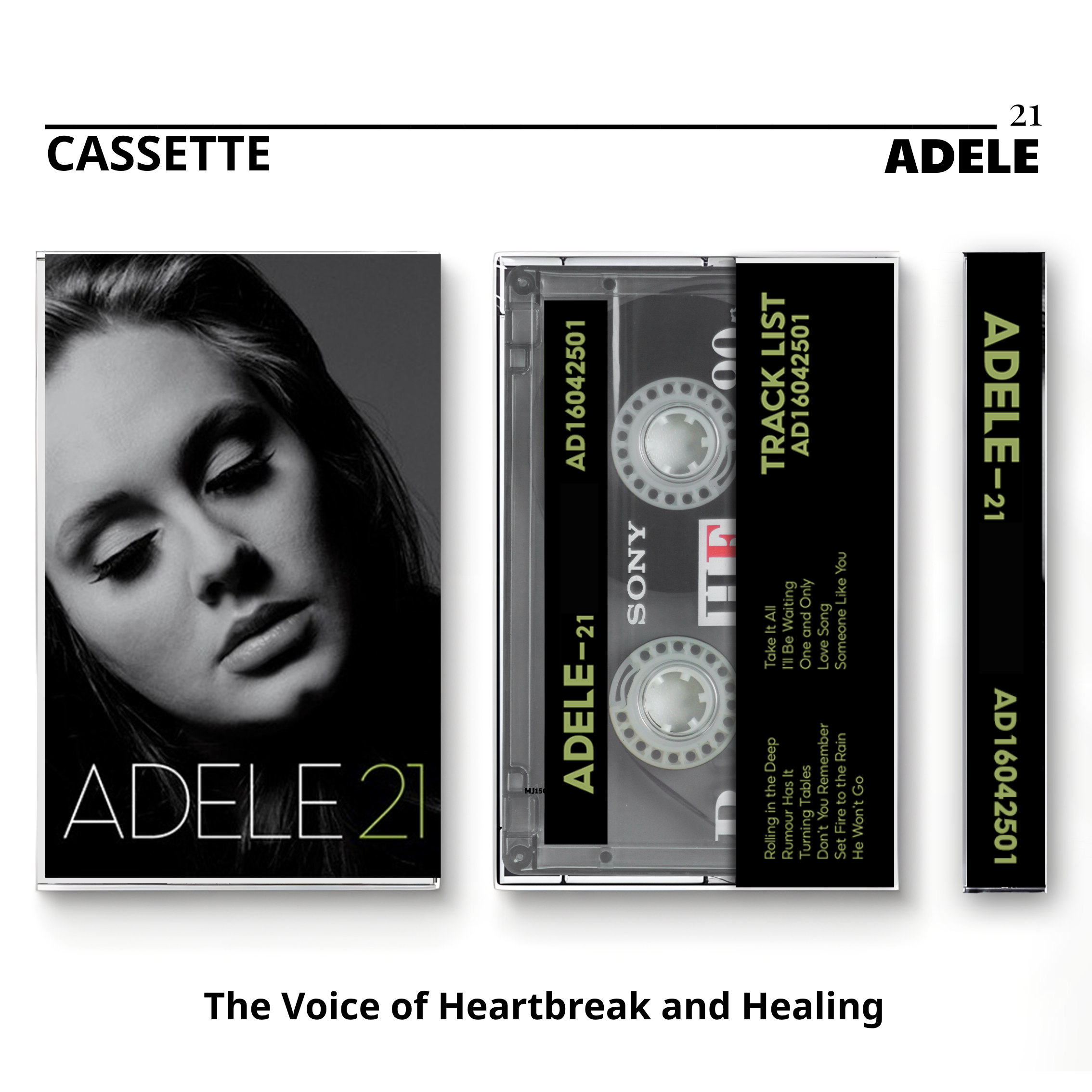 Adele Retro Cassettes Collection | Iconic Studio Albums & Live Set