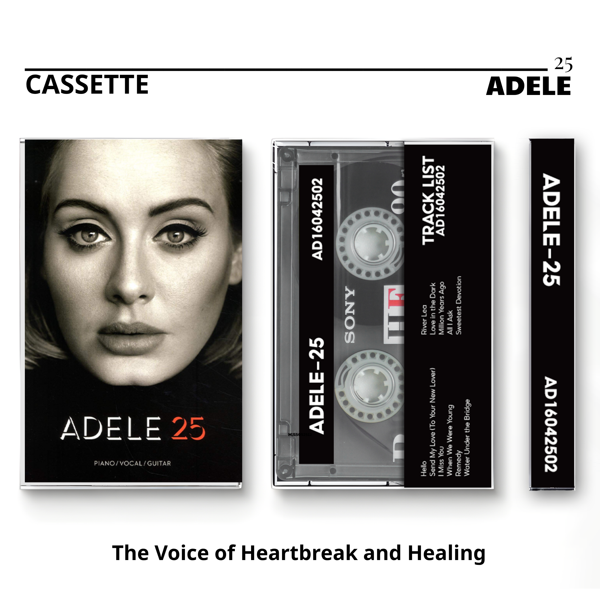 Adele Retro Cassettes Collection | Iconic Studio Albums & Live Set