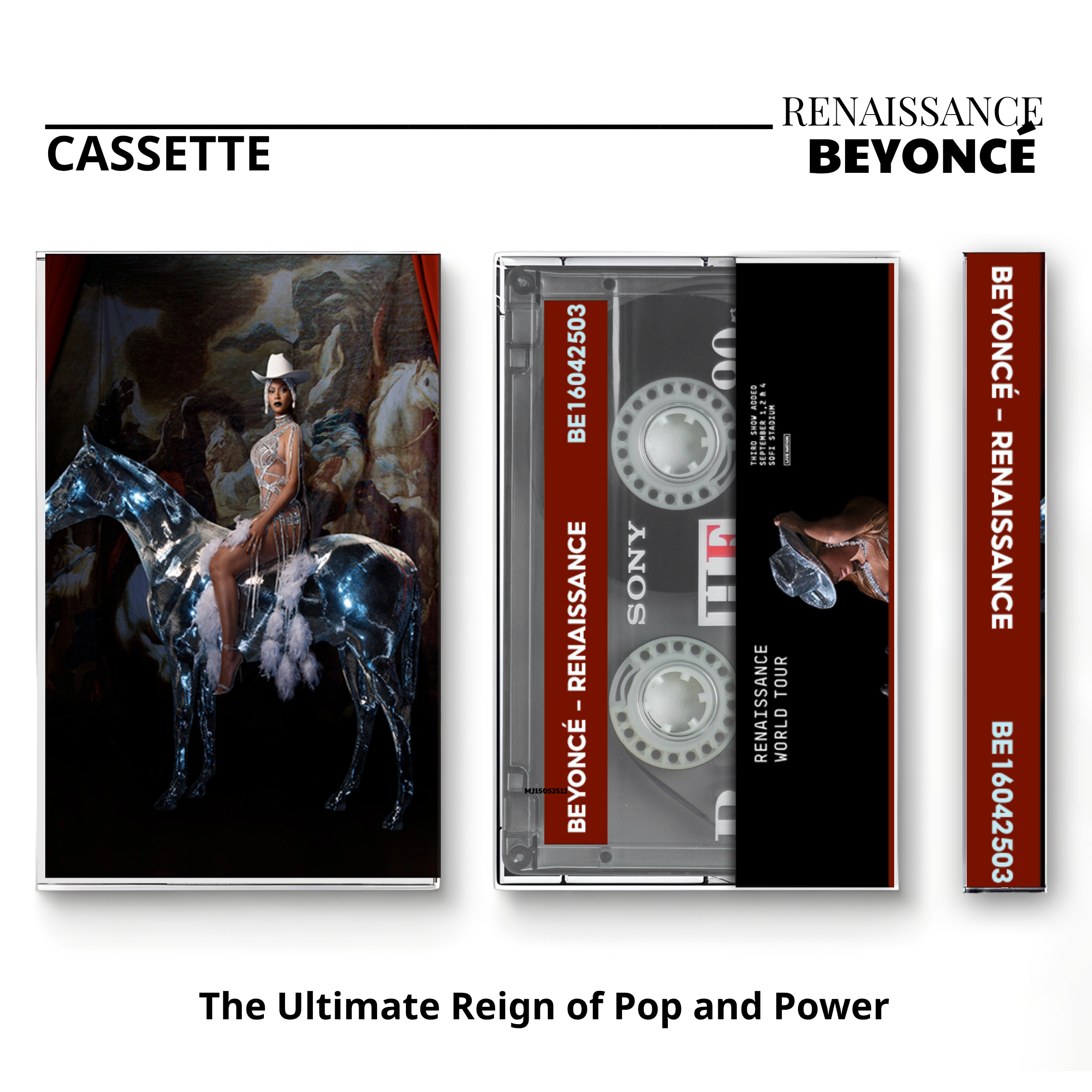 Beyonce Retro Cassettes Collection | Renaissance & Iconic R&B Album Set