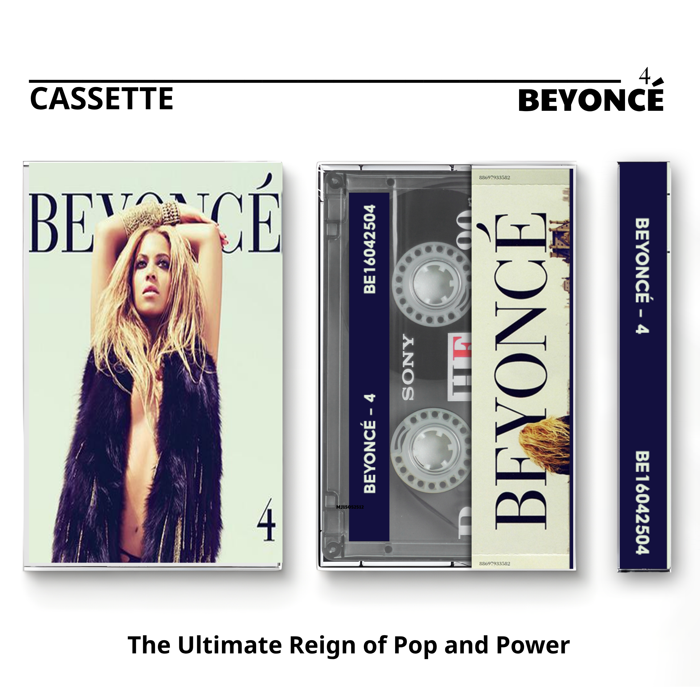 Beyonce Retro Cassettes Collection | Renaissance & Iconic R&B Album Set