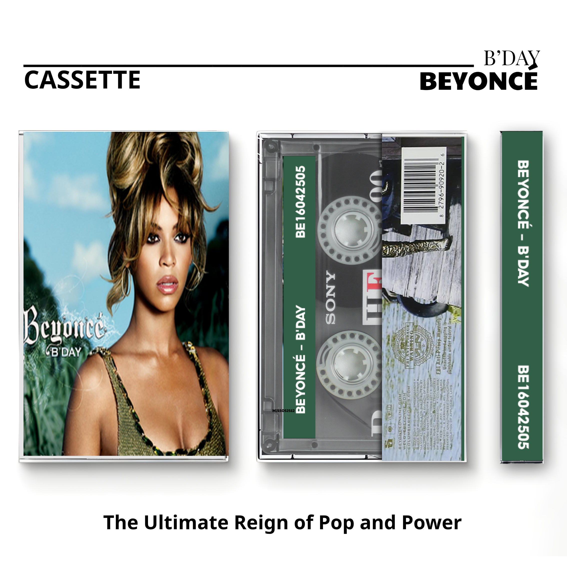 Beyonce Retro Cassettes Collection | Renaissance & Iconic R&B Album Set