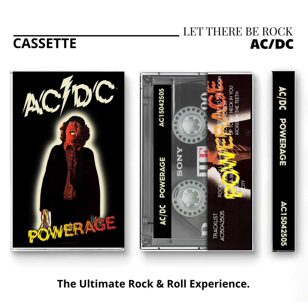 AC/DC Hard Rock Vintage Cassettes | Ultimate Classic Album Set