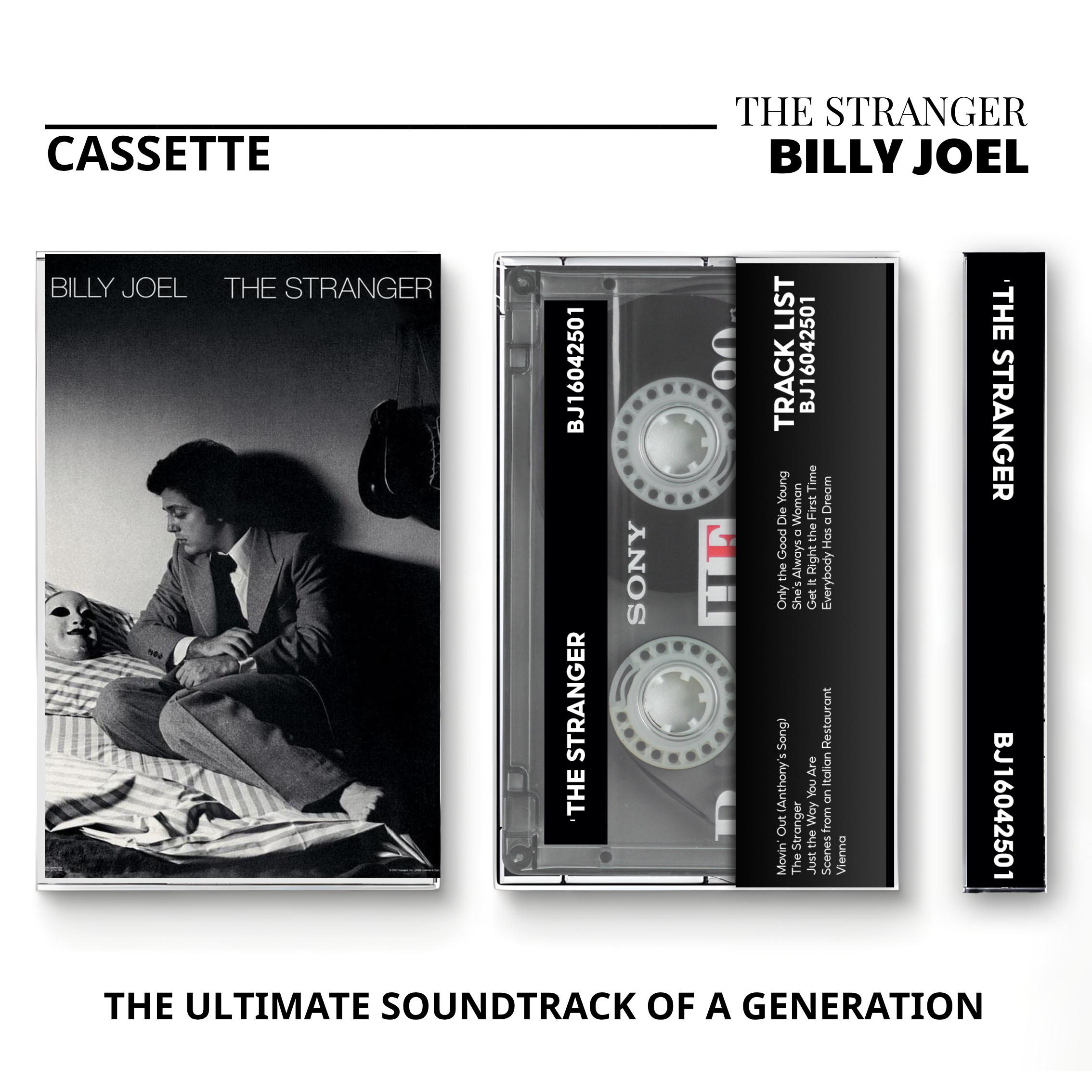Billy Joel Vintage Tapes | Iconic Rock & Pop Piano Man Collection
