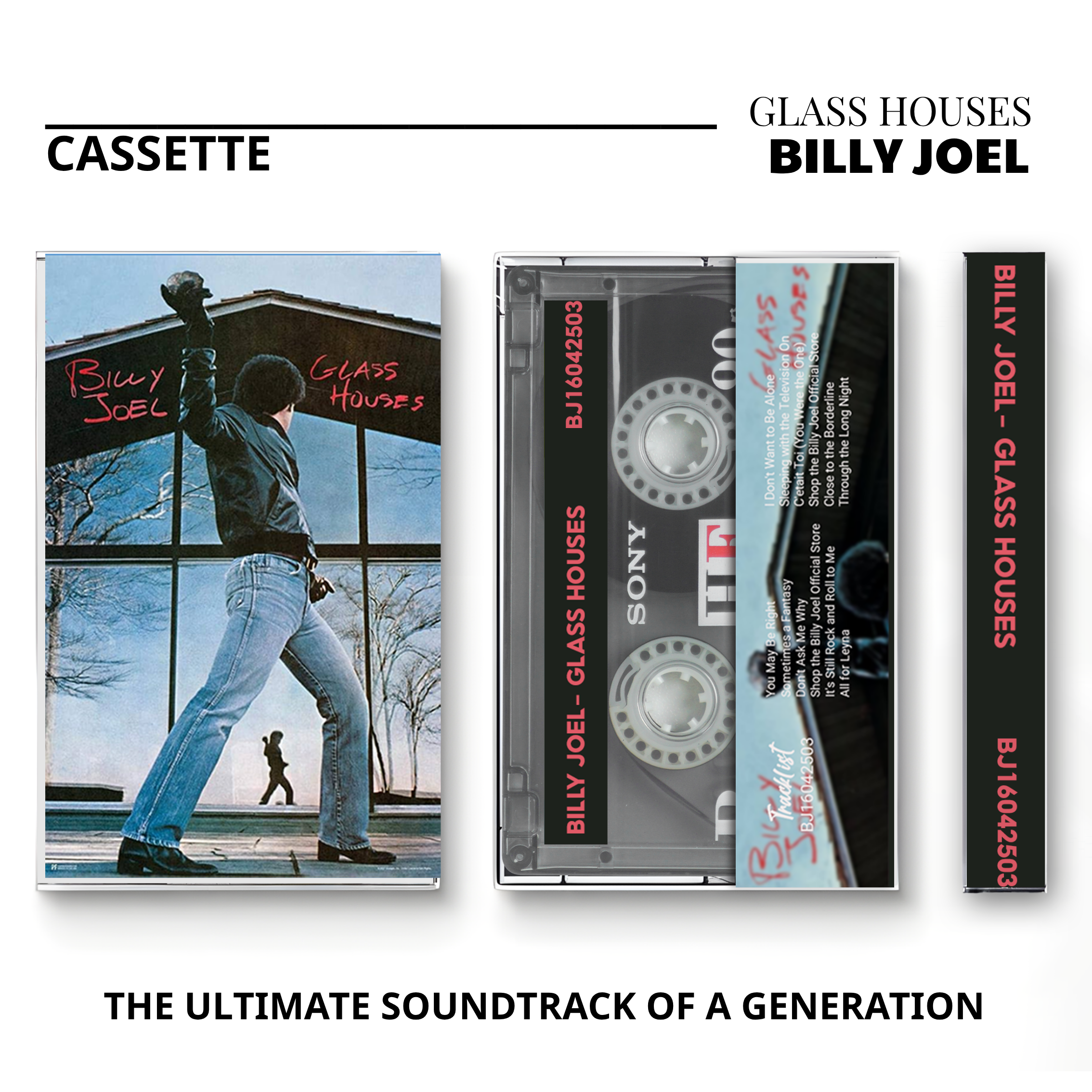 Billy Joel Vintage Tapes | Iconic Rock & Pop Piano Man Collection