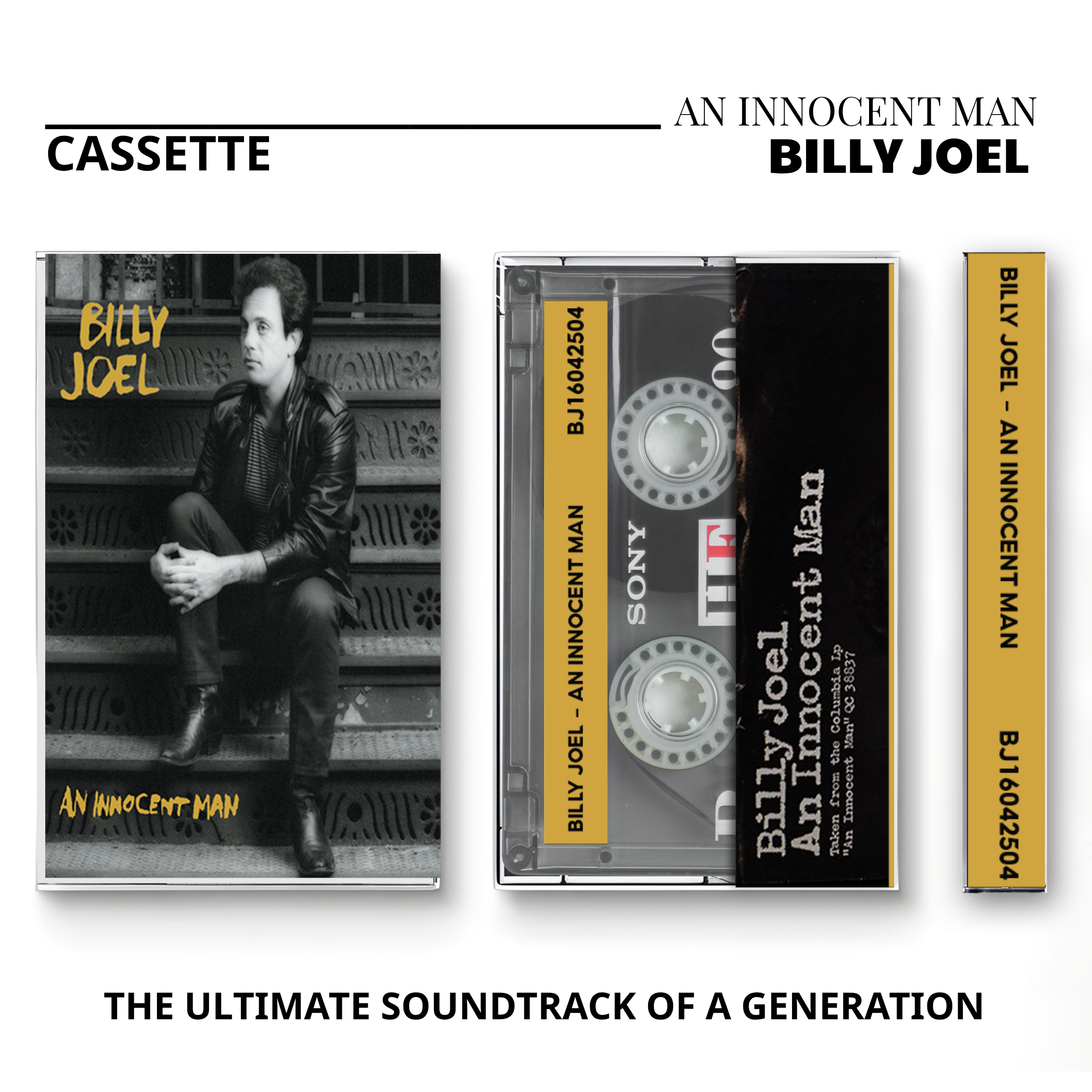 Billy Joel Vintage Tapes | Iconic Rock & Pop Piano Man Collection