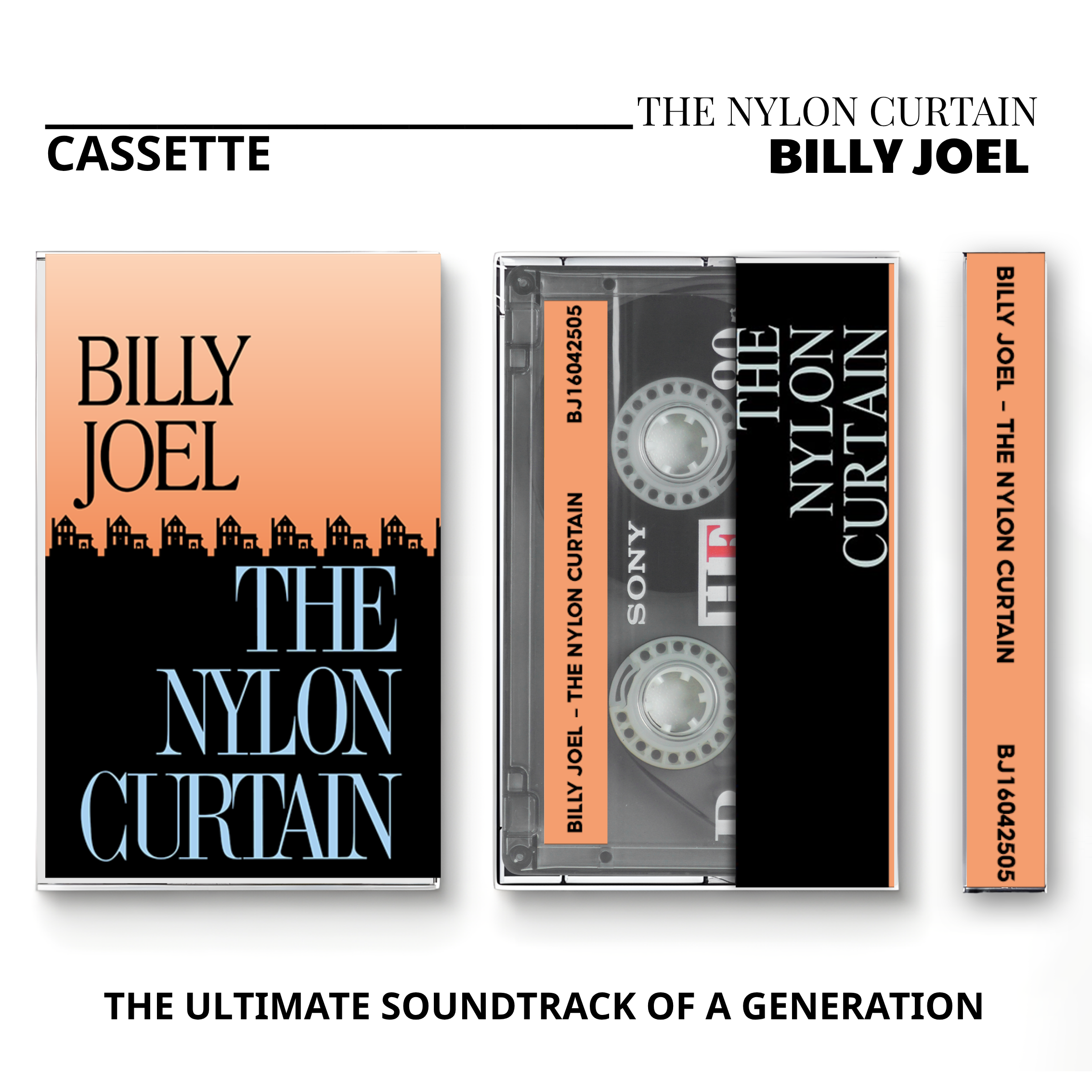 Billy Joel Vintage Tapes | Iconic Rock & Pop Piano Man Collection