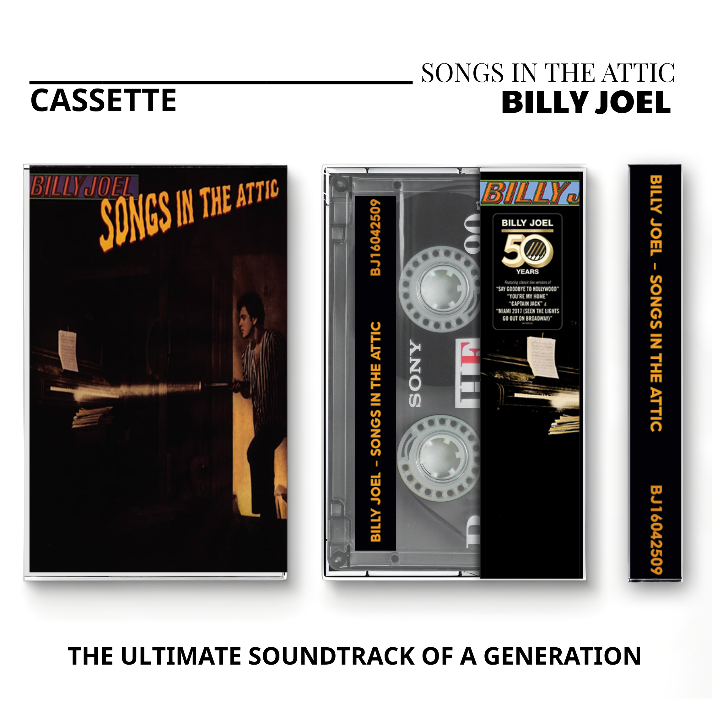 Billy Joel Vintage Tapes | Piano Man & Storm Front Essential Collection