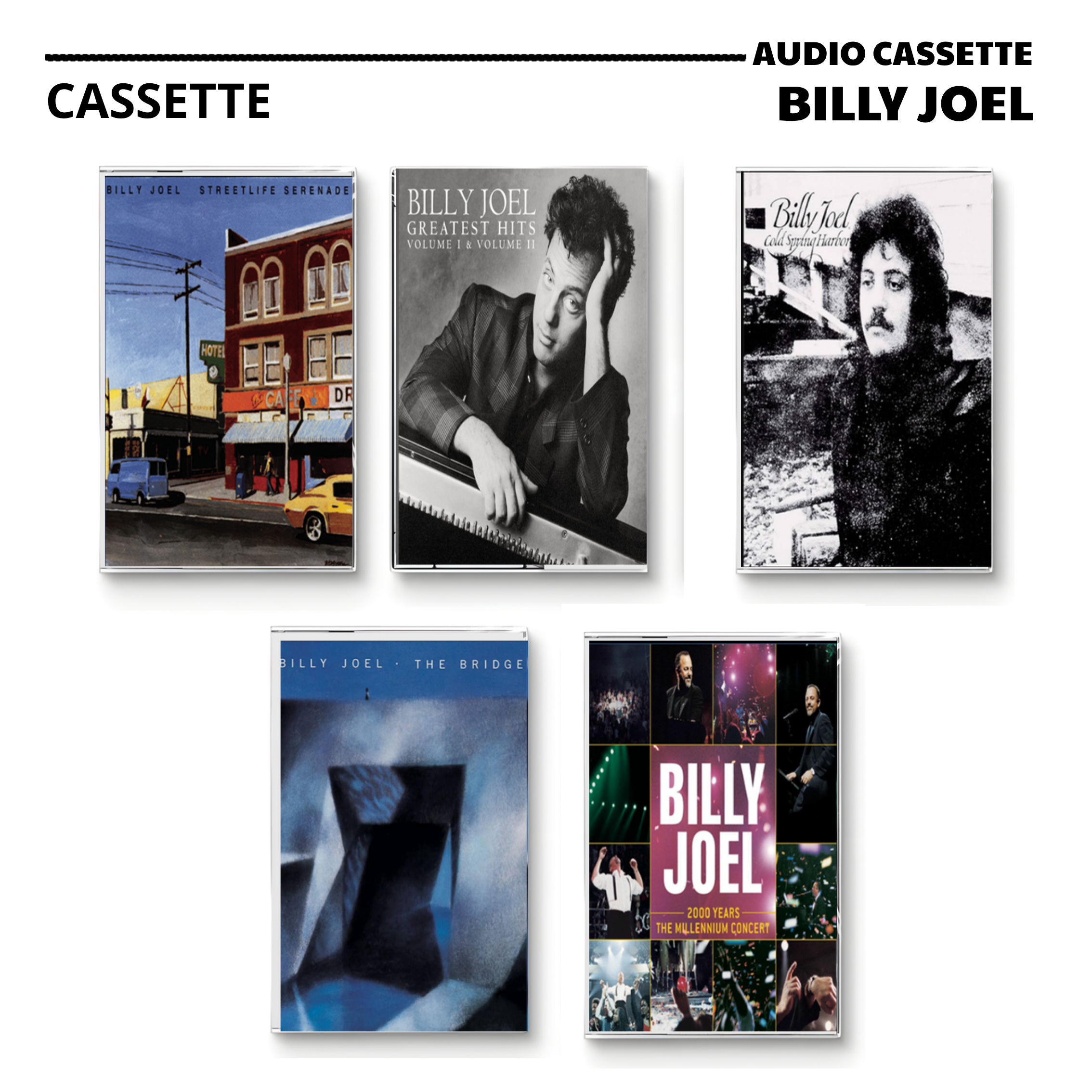 Billy Joel Vintage Tapes | Greatest Hits & Rare Studio Classics Collection