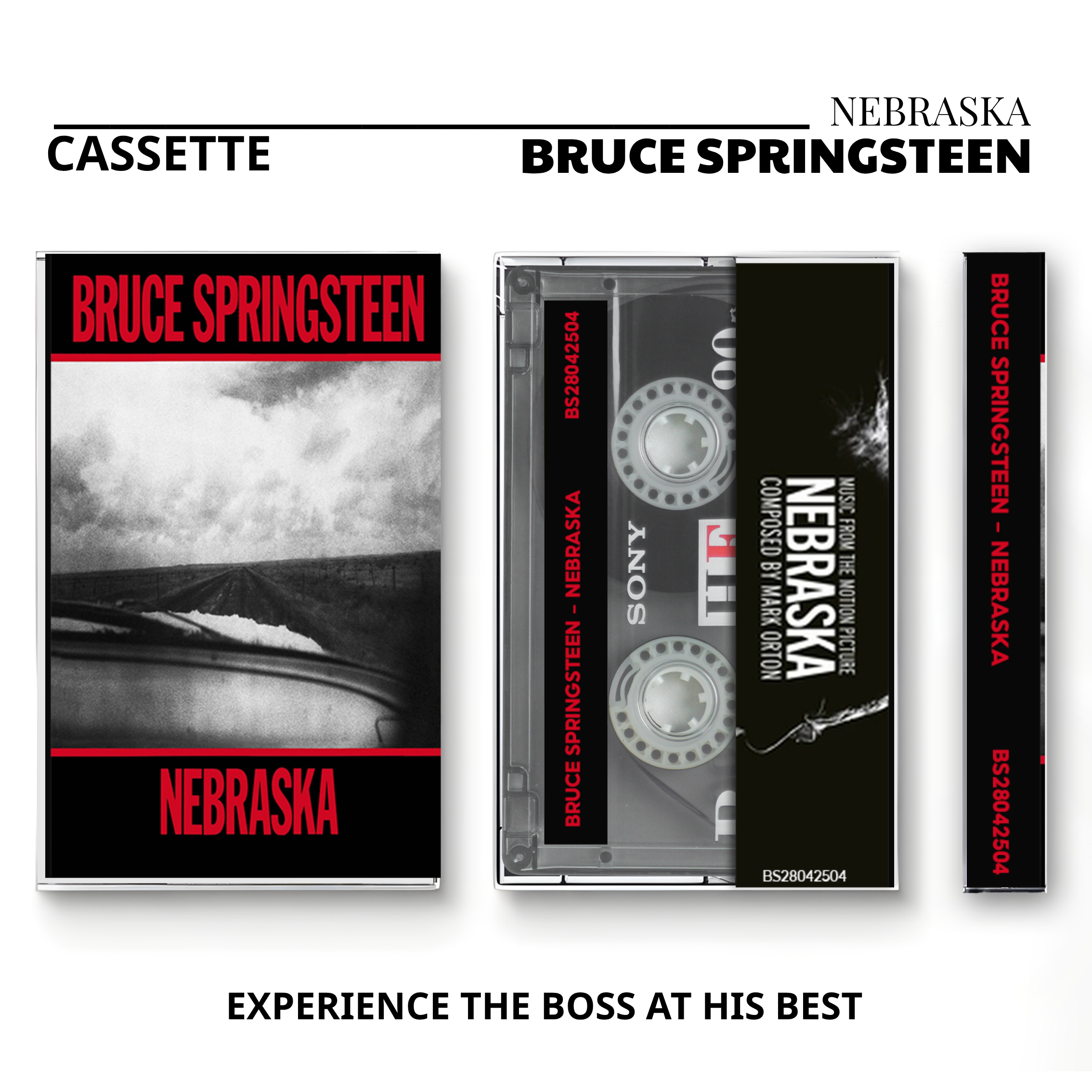 Bruce Springsteen Vintage Cassette Tapes | Heartland Rock & Arena Anthem Set