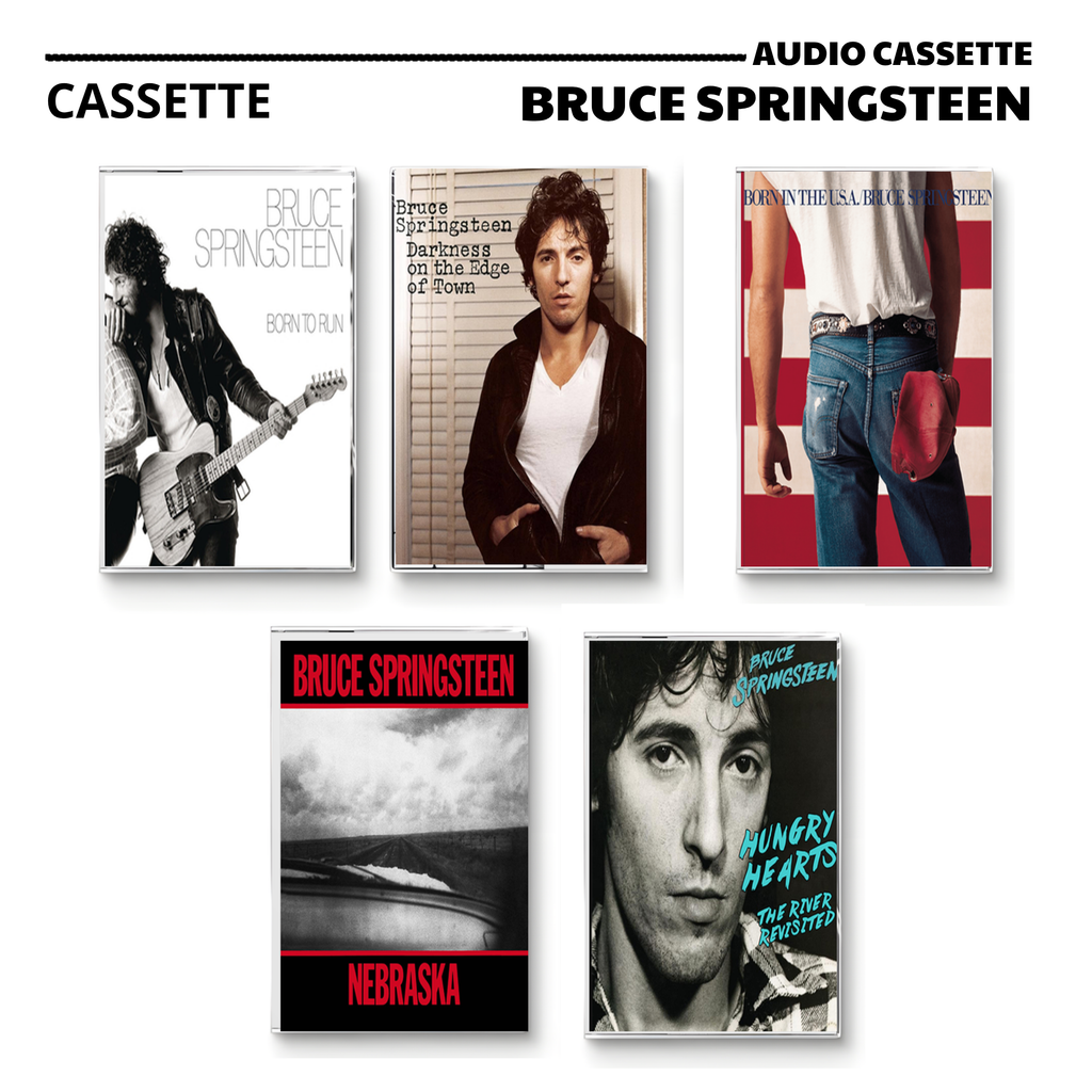 Bruce Springsteen Vintage Cassette Tapes | Heartland Rock & Arena Anthem Set