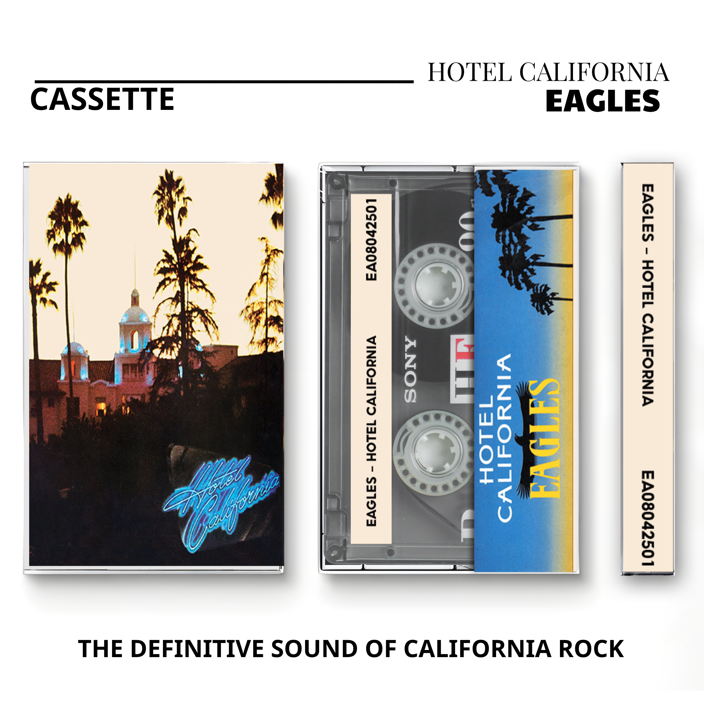 Eagles Vintage Cassette Tapes | Hotel California & Greatest Hits Rock Set