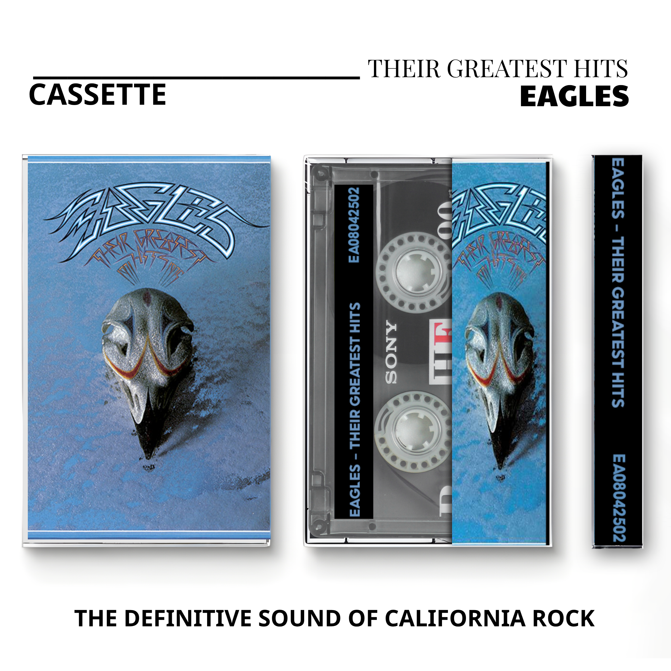 Eagles Vintage Cassette Tapes | Hotel California & Greatest Hits Rock Set