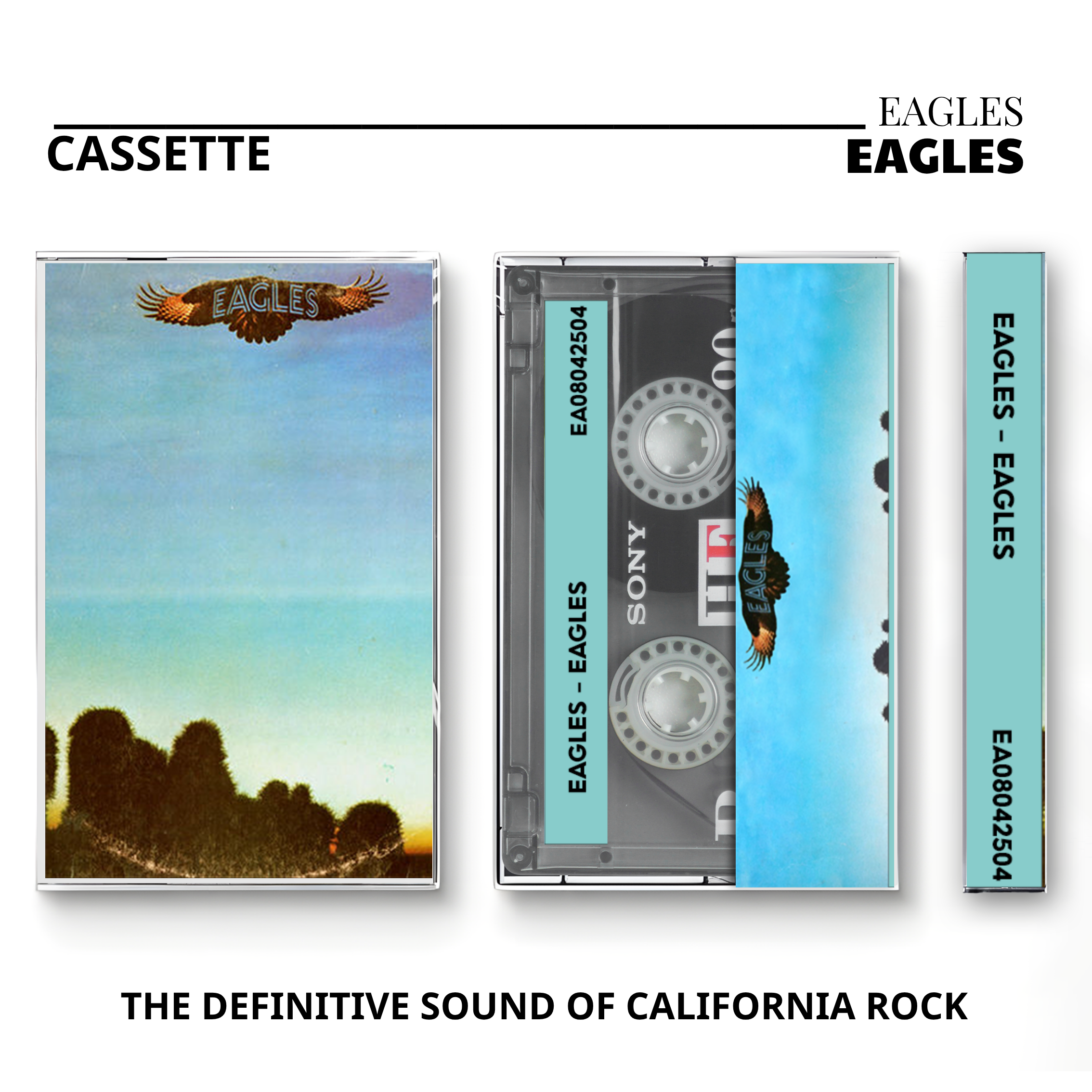 Eagles Vintage Cassette Tapes | Hotel California & Greatest Hits Rock Set